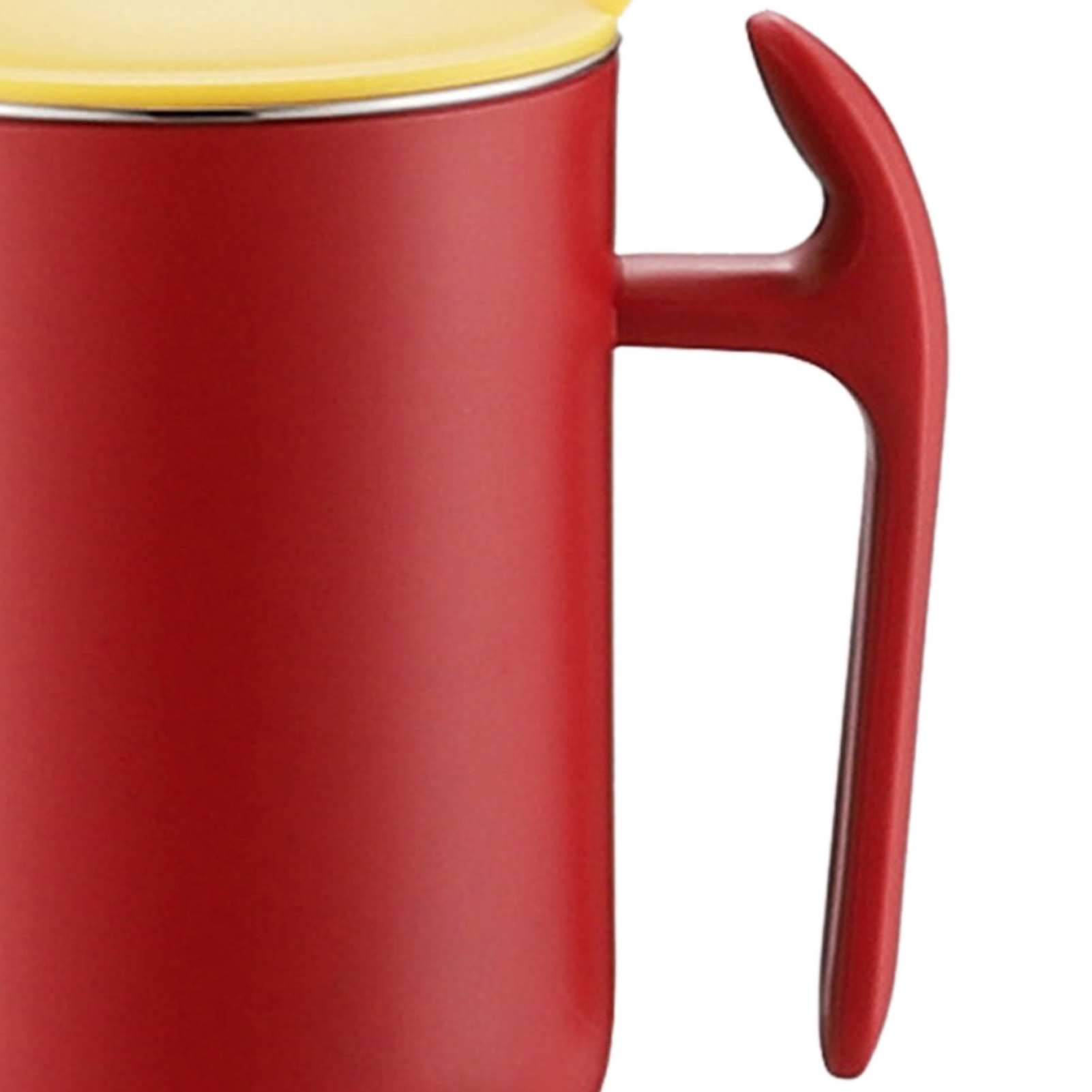 Moderner Isolierbecher Aus Edelstahl 304, Dunkelrot, 550 Ml, Kreativer Europäischer Kaffeebecher, Eleganter Bürobecher Mit Thermoisolierung