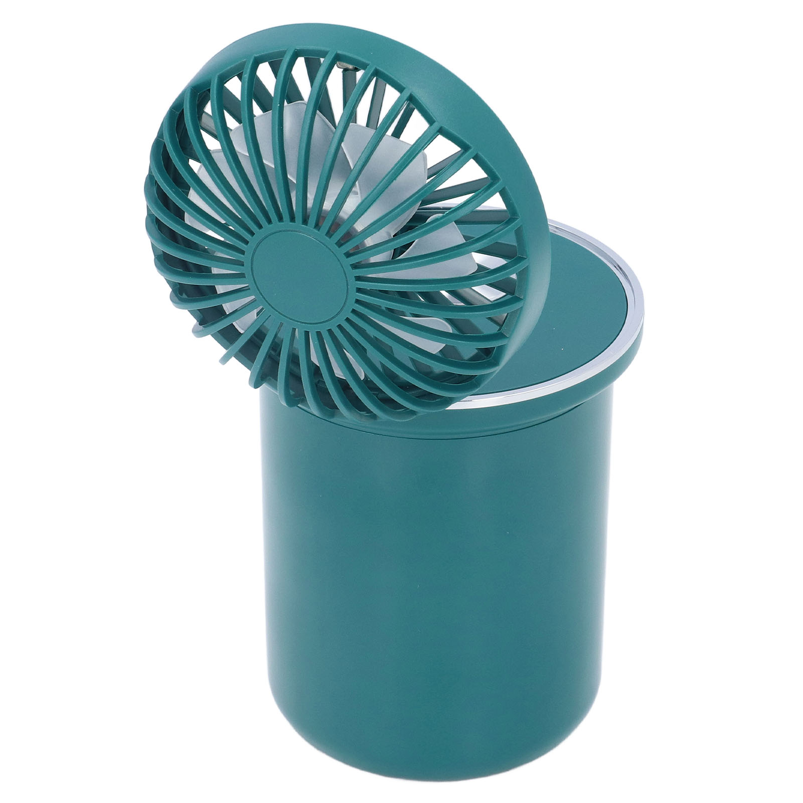 2-in-1 Multifunktionsventilator Mit Luftbefeuchter, Wiederaufladbarer Usb-tischventilator (eingebauter Akku Enthalten)