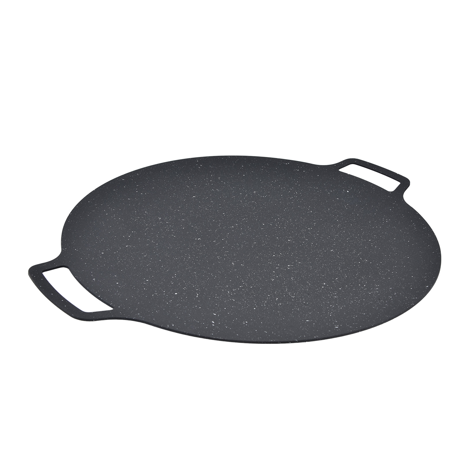 Koreanischer Bbq-grillrost, 41 Cm Große Gusseiserne Grillplatte (extra Schwer), Fleischbratpfanne