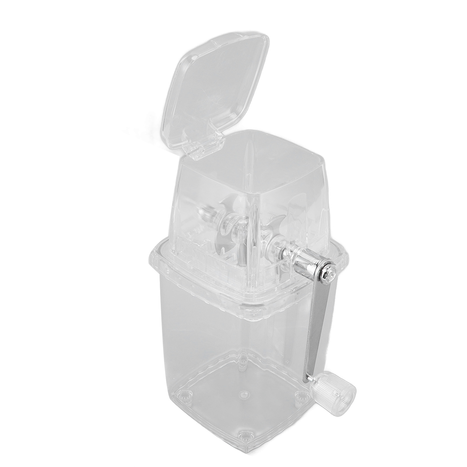 Mini-eiscrusher Für Den Hausgebrauch, Multifunktionale Eiscrusher-maschine, Handgeführte Eiscrusher-maschine Für Den Gewerblichen Einsatz, Transparente Eiscrusher-maschine