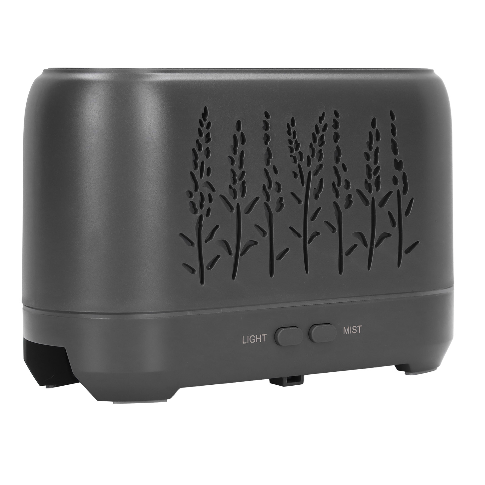 200-ml-aroma-diffusor, Luftbefeuchter Mit Hohlflamme, Stimmungslampe Mit Flamme, Usb-anschluss, Schwarz