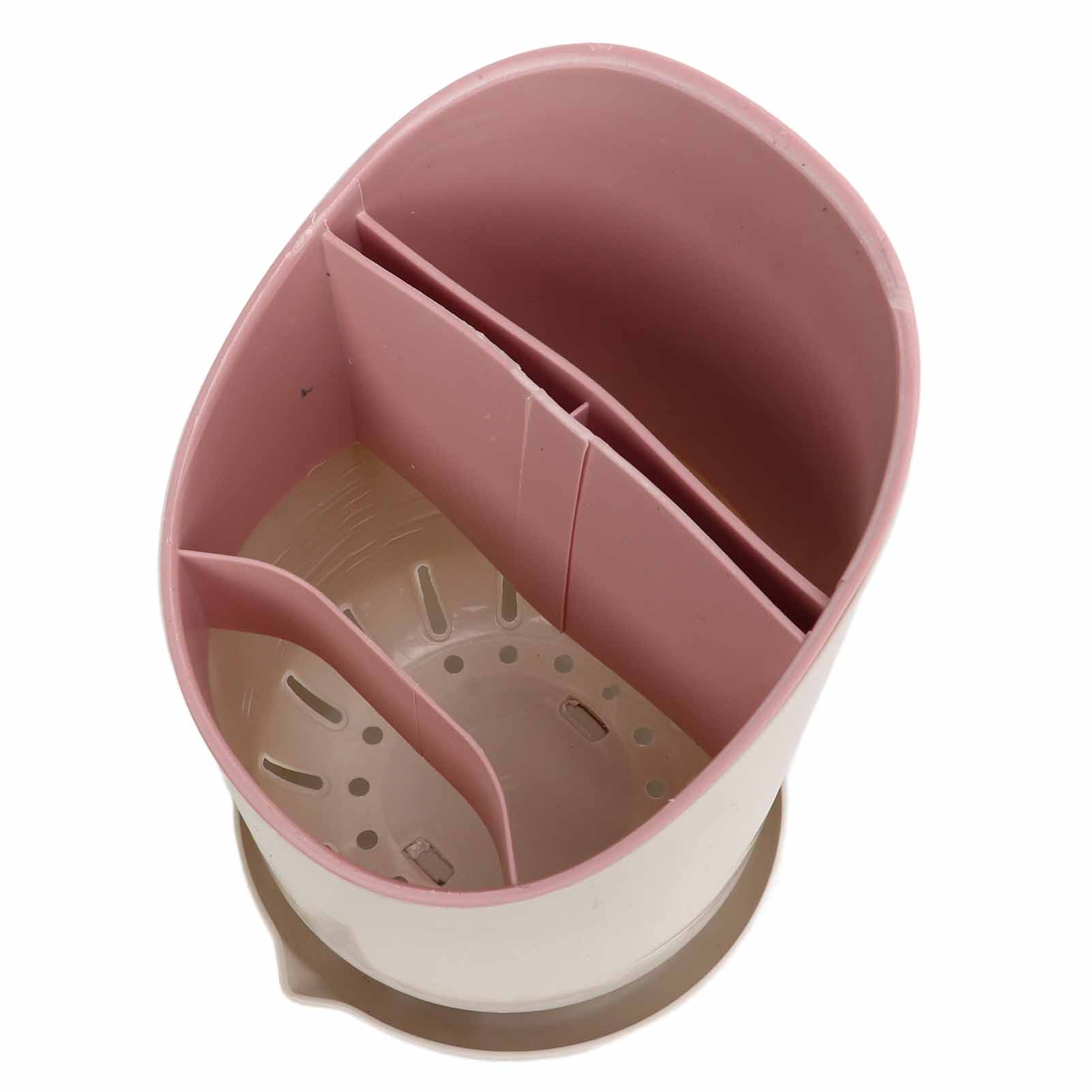 Nordischer Rosa Küchenstäbchen- Und Löffelhalter, Kreativer Besteckabtropfer Aus Kunststoff, Aufbewahrungsgestell Für Essstäbchen Und Küchenutensilien, 1er-set.