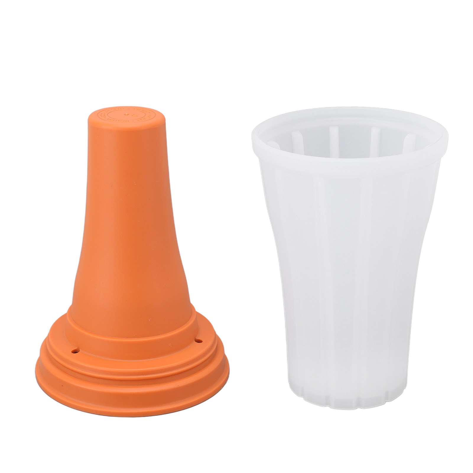 Sommerlicher Zitrusentsafterbecher, 150 Ml, Orange/grapefruit, Für Smoothies, Eiswürfel, Leckere Gefrorene Säfte, Mit Deckel