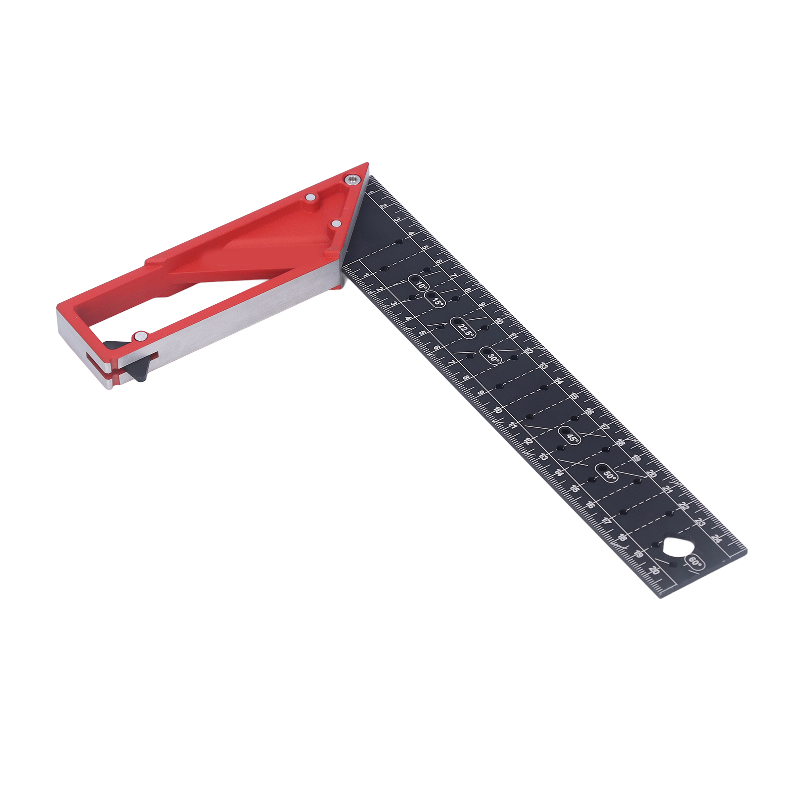 45° 30° 90° Zimmermannswinkel, Mehrwinkel-markierwerkzeug, 3 Mm Verstärktes Aluminium, Hohe Präzision, 25 Cm, Für Universelle Messungen