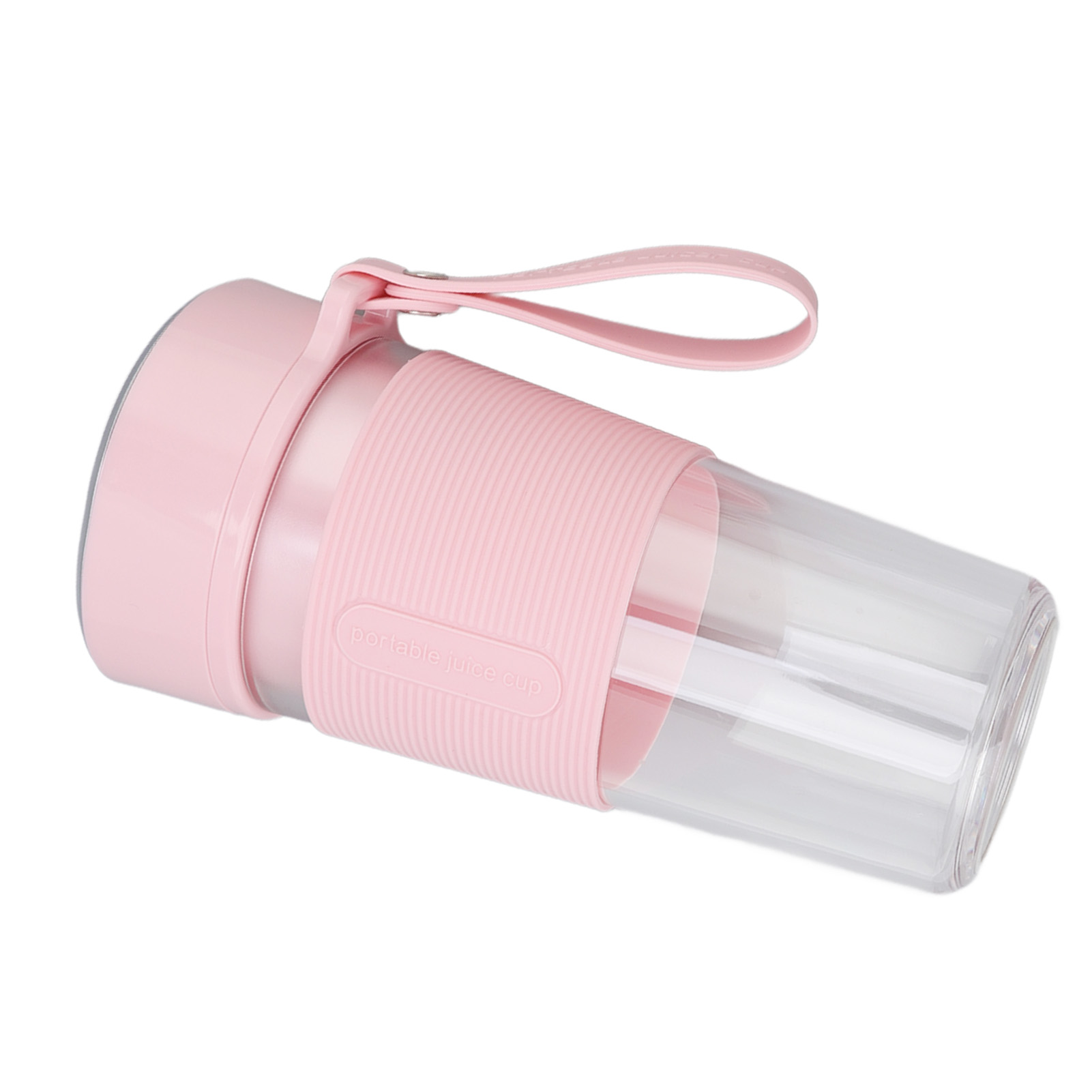 Tragbarer, Wiederaufladbarer Fruchtmixer, Eingebauter Lithium-akku, Kabellose Mini-zitruspresse, Luxuriöser Rosa Saftbecher.