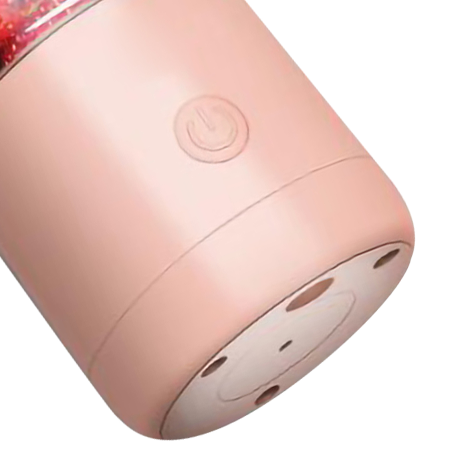 Tragbarer Entsafter, Kabelloser, Wiederaufladbarer Usb-mixbecher, Elektrische Mini-zitruspresse Für Früchte, Rosa Grapefruit, Doppelklinge.