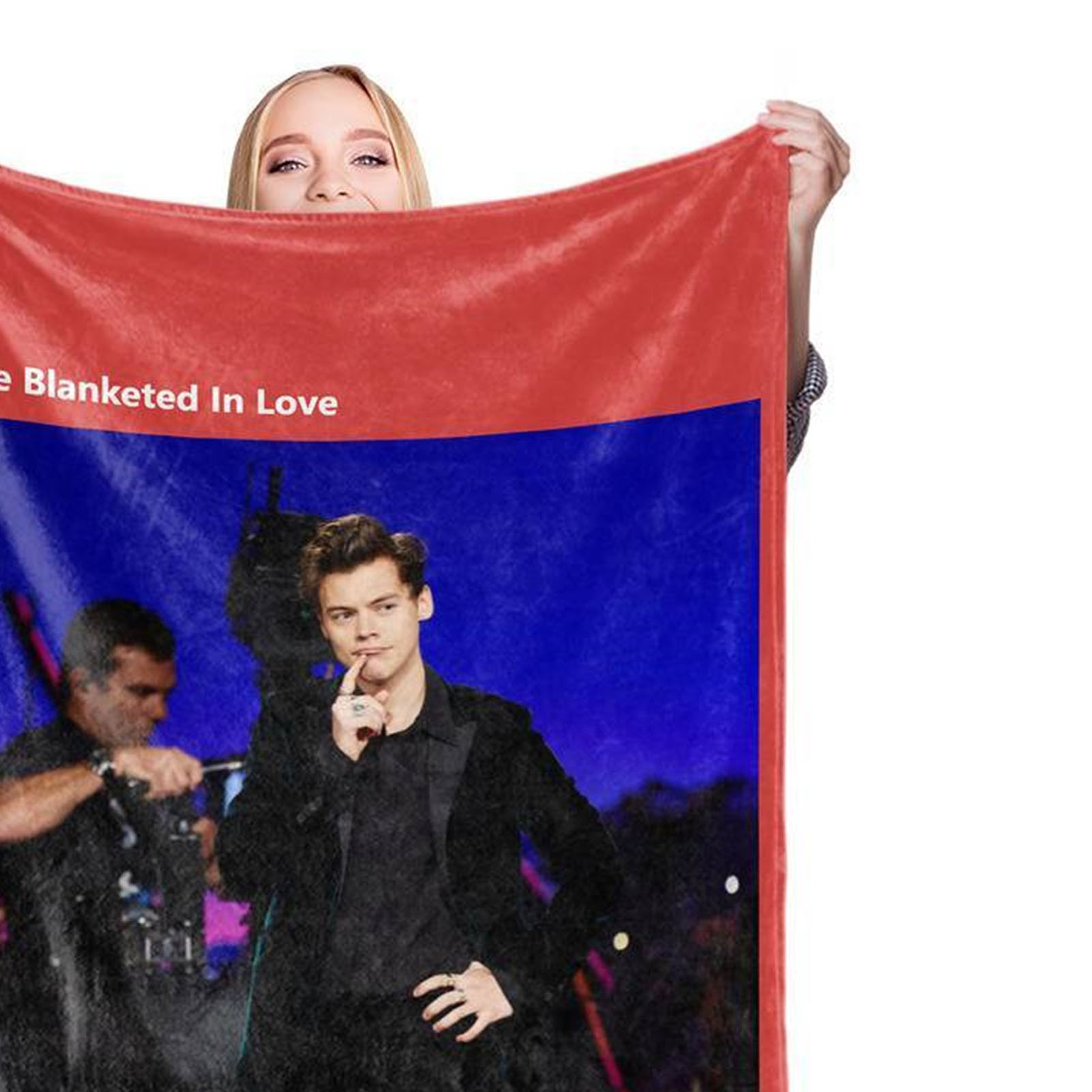Harry Styles Bl599j-1 Personalisierter Sternenteppich, 100 X 120 Cm, Einzigartige Dekodecke