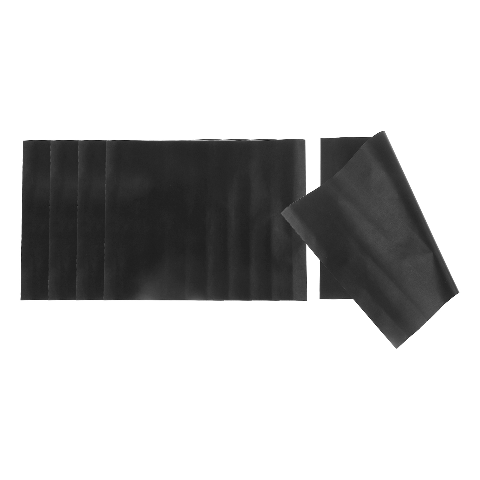 Set Mit 5 Dicken, Antihaftbeschichteten Grillmatten, 40 X 33 Cm, Aus Strapazierfähigem Teflon