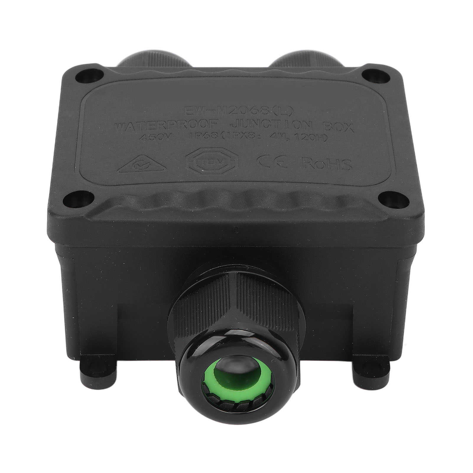Ip68 Wasserdichte Y-verteilerdose Für Außenkabel Im Hausbereich, Dreiphasiger Kunststoff-abzweigverbinder Mit Dichtung, 10-14 Mm (modell: Ew-m2068l-3y)