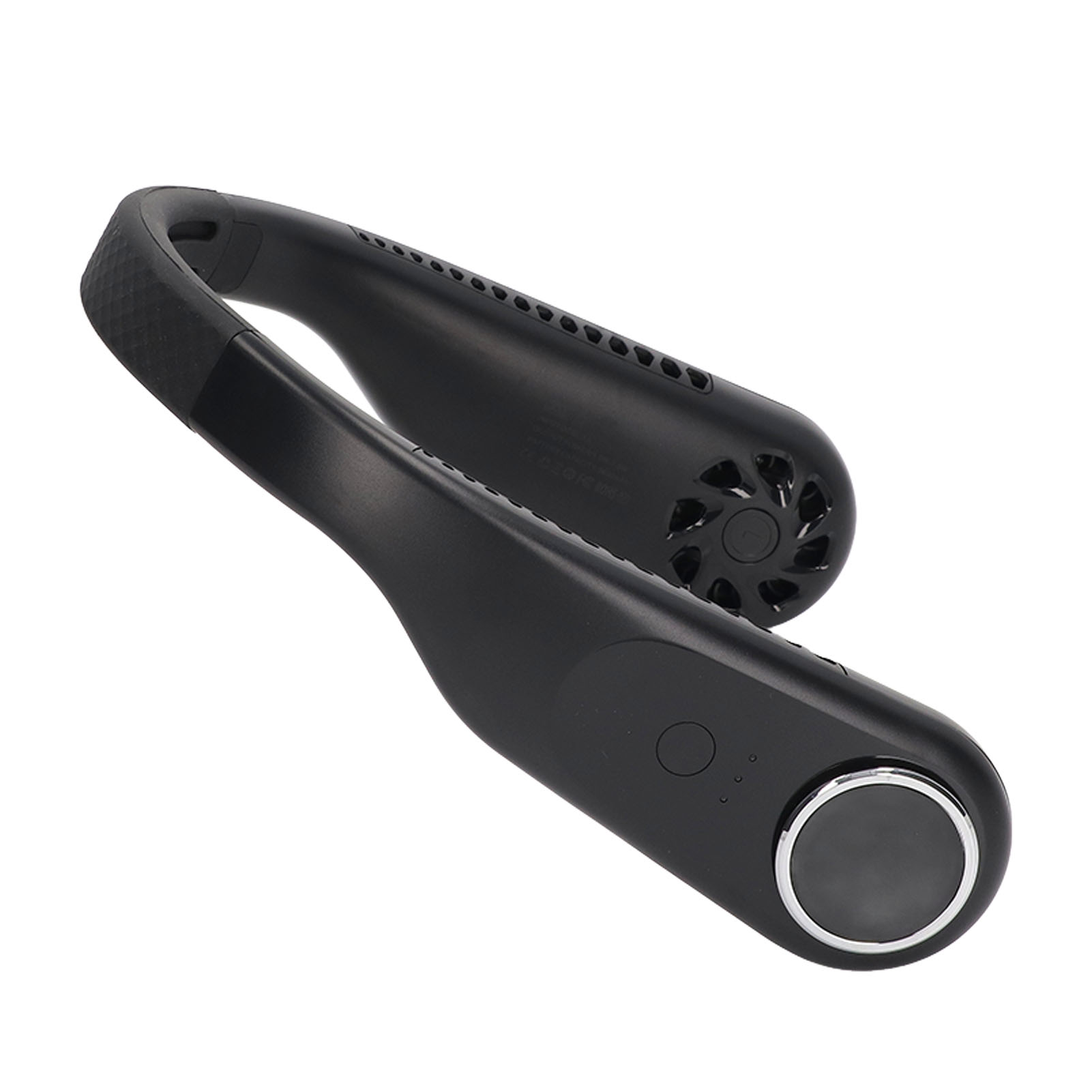 Mini-ventilator Ohne Rotorblätter Für Kinderwagen, Usb-aufladbar, Integrierter Lithium-akku, Tragbar Und Leise, Für Den Bürogebrauch, Schwarz