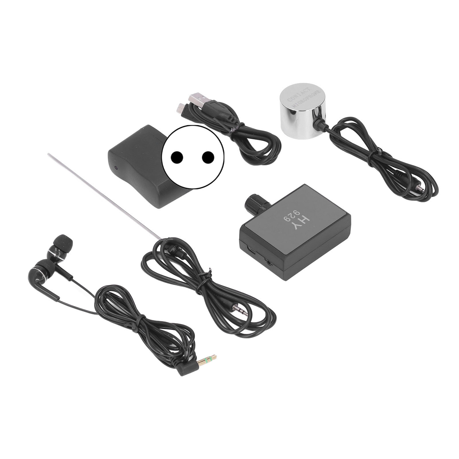 Hy-929 Wandmontierter Wasserlecksucher, Lecksensor Für Hausleitungen, 100–240 V, Mechanisches Eu-detektionsgerät, Mit Eingebautem Akku