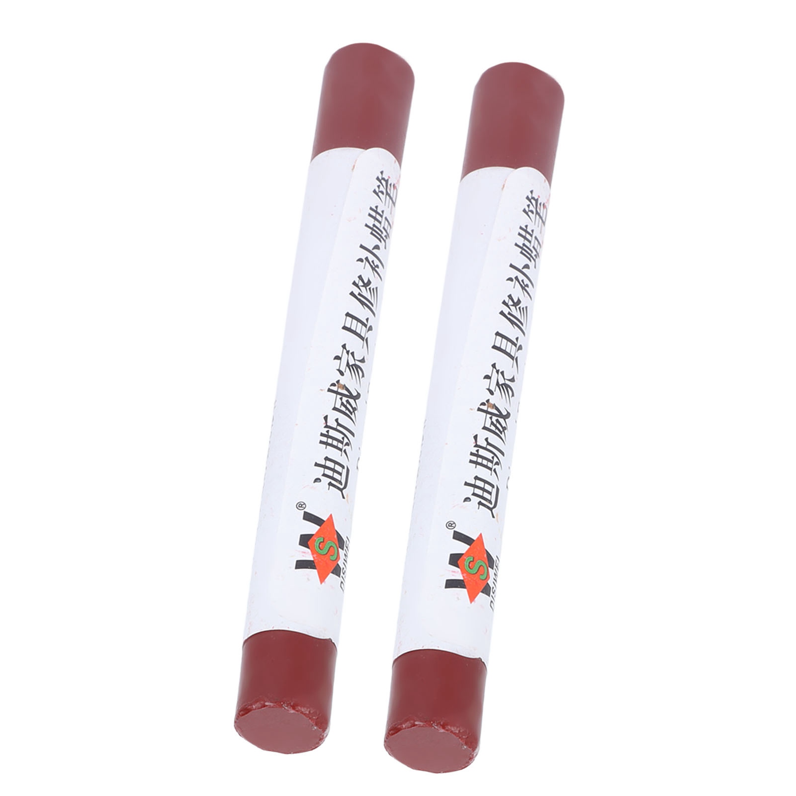 Set Mit 2 Möbelwachsstiften, Für Schnelle Holzreparaturen, Ausbesserungen Von Nagellöchern Und Mahagoni-finish.