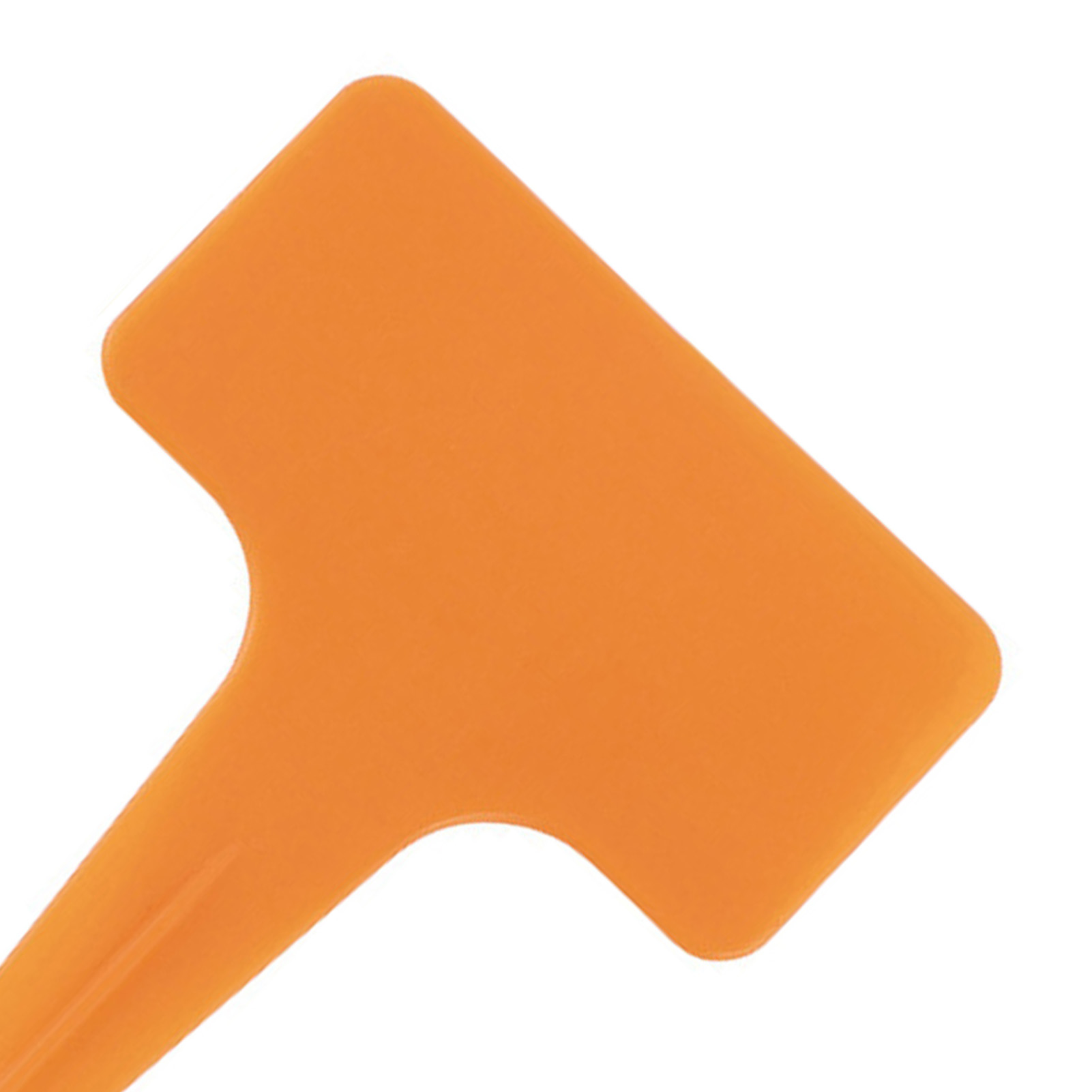 Packung Mit 20 Dicken, Orange-gelben T-förmigen Gartenetiketten Für Sukkulenten, Blumen, Gemüsegarten, Robuste Und Langlebige Kennzeichnung.
