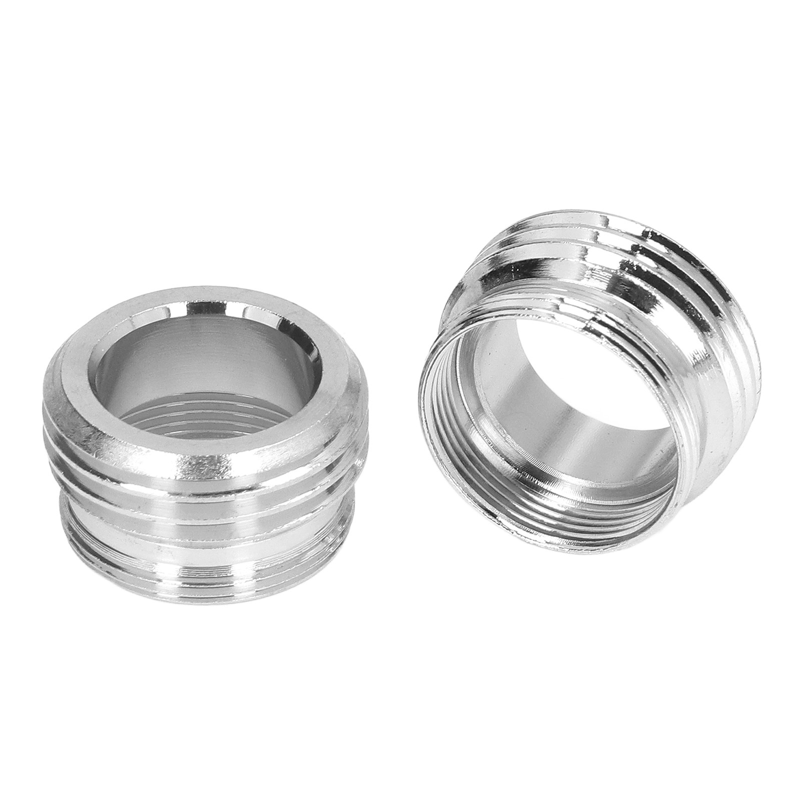 Set Mit 2 Küchenarmaturadaptern Für Eine Sauberere Verbindung, Außengewinde 15/16, Innengewinde 27/32