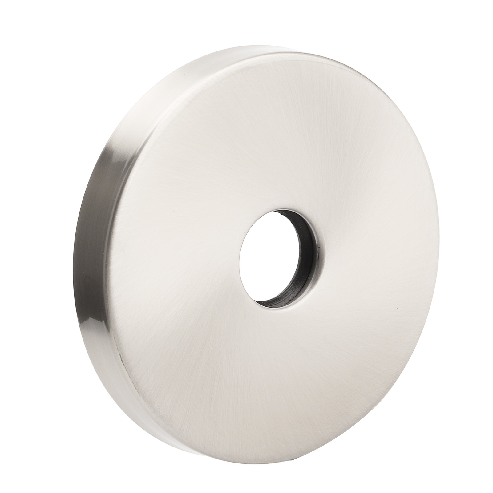 Set Mit 4 Dekorativen Flanschabdeckungen Aus Gebürstetem Edelstahl 304, Ø 019 Mm, Für Duscharm, Badewanne Und Duschschlauch