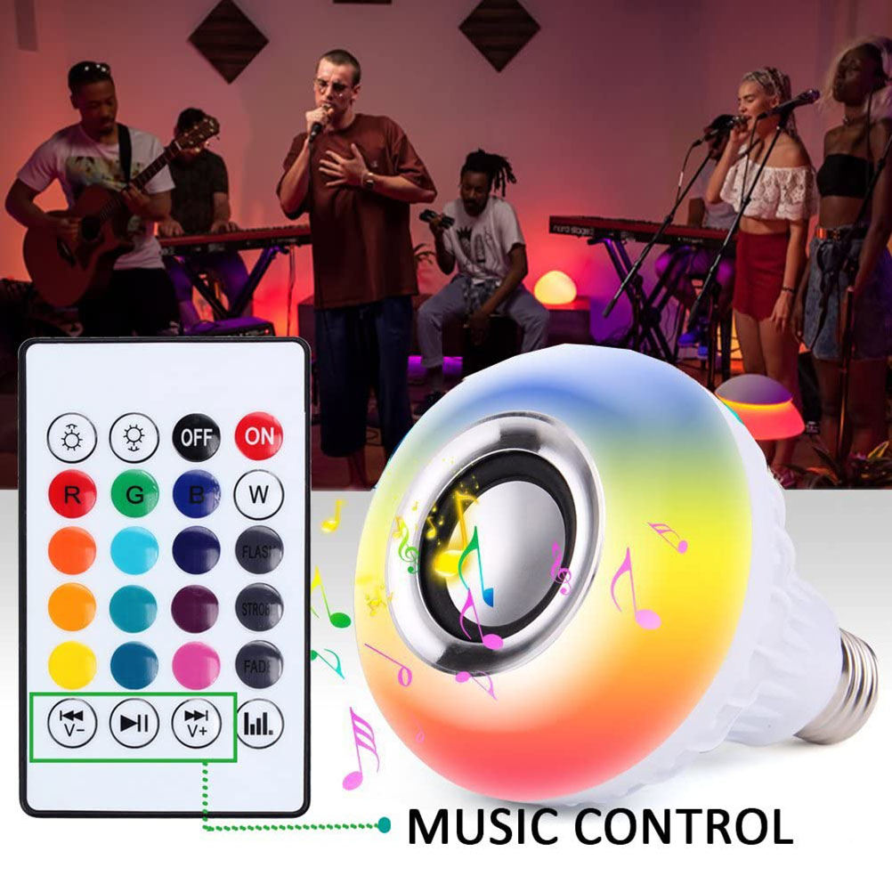 1 Set Rgb-bluetooth-led-lampen Mit Lautsprecher, Drahtloser Musikfernbedienung