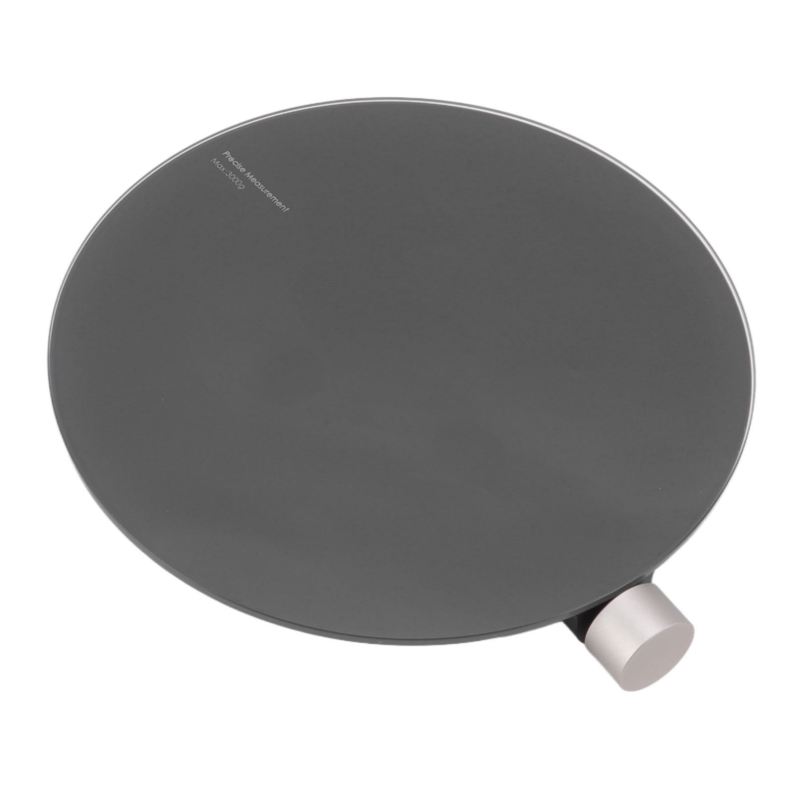 Schwarze Smarte Küchenwaage, Präzises Wiegen Zum Backen, Gehärtetes Glas, Kleine Größe, Für Den Hausgebrauch, Keine Batterien Erforderlich.