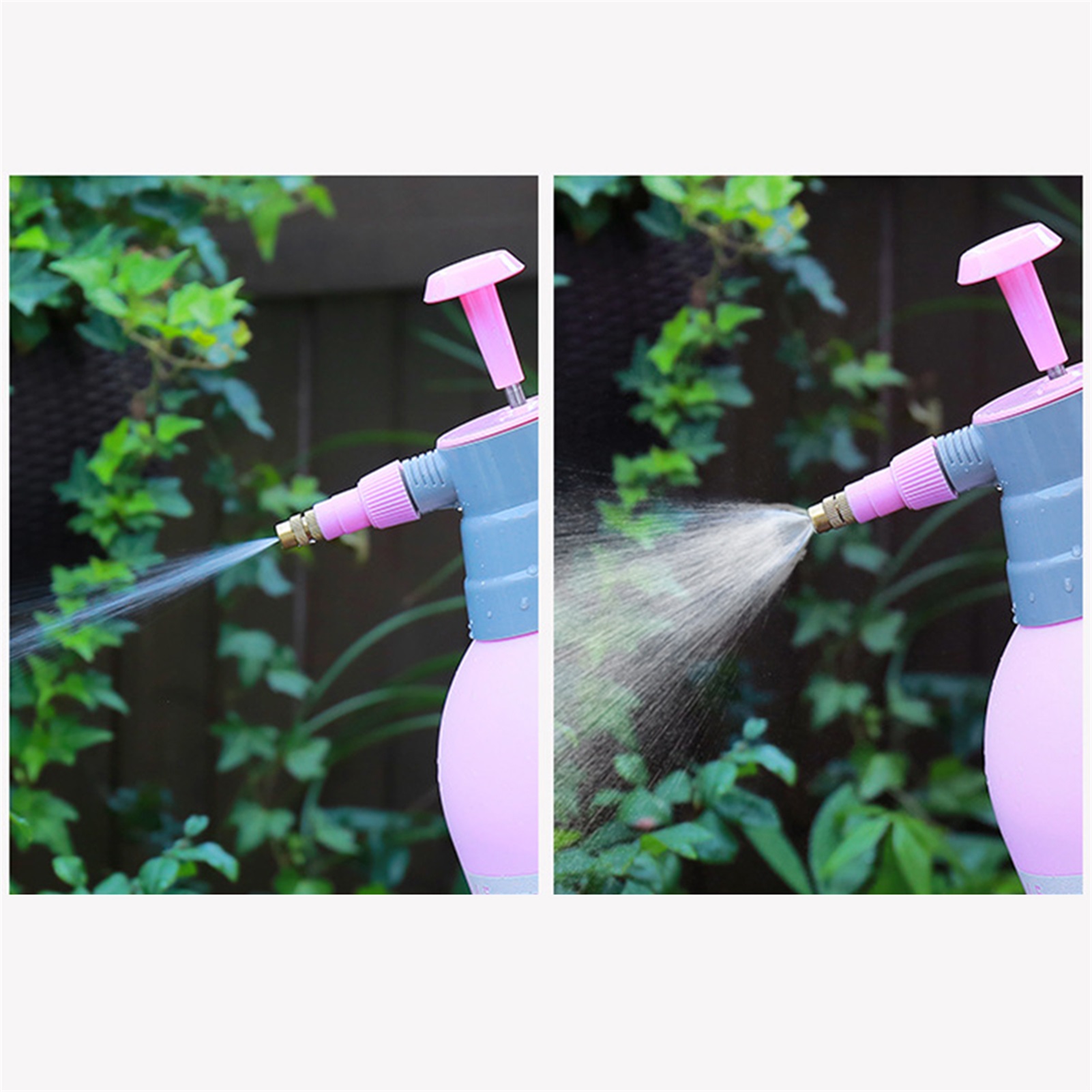 Dickwandige 2-liter-drucksprühflasche, Gartensprühgerät Zum Bewässern Und Desinfizieren, Rosa (set Mit Pe-beutel).