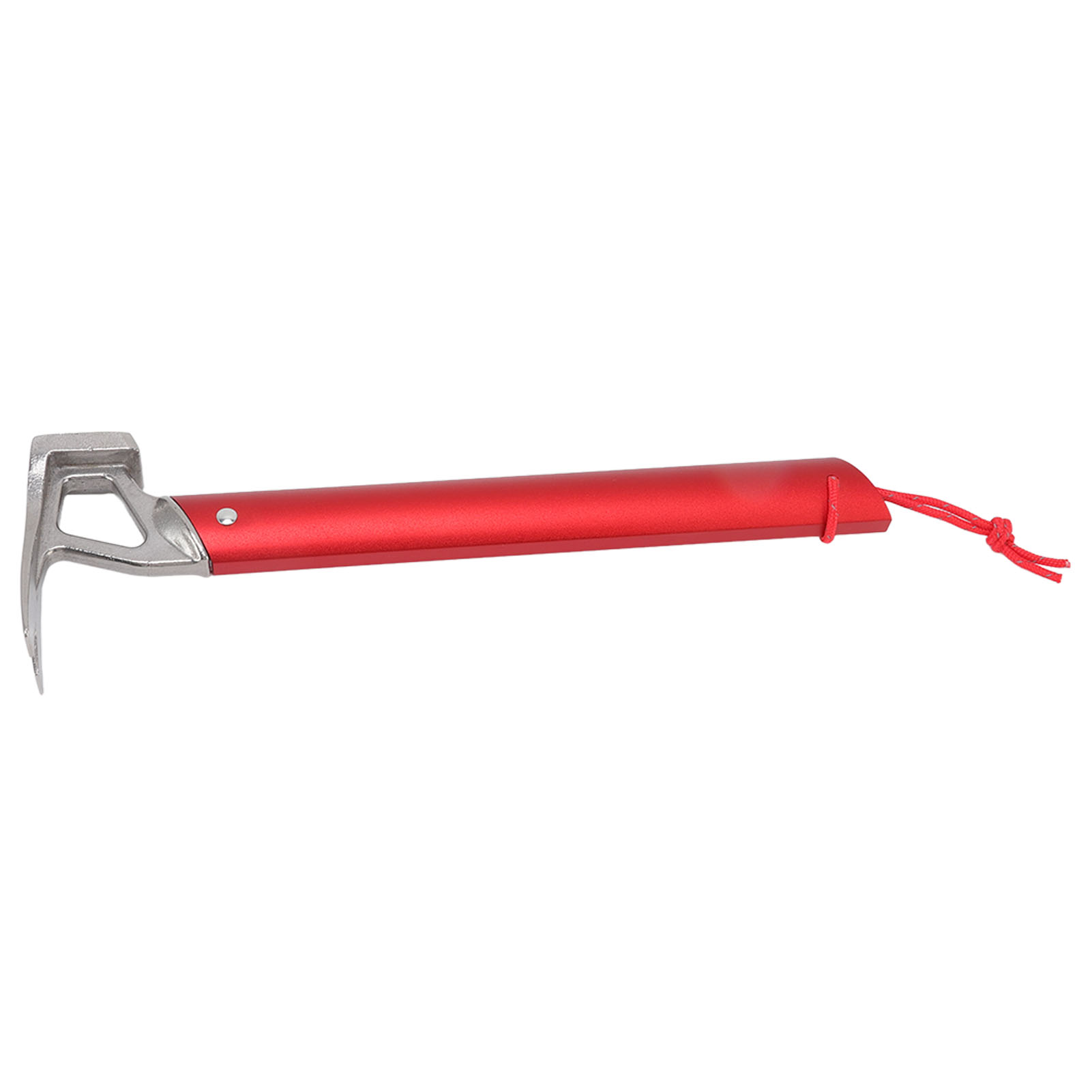 Leichter 31 Cm Langer Hammer Aus Aluminiumlegierung Mit Edelstahlkopf, Rot - Zelthering-ziehering Für Zelte, Camping, Wandern Und Bergsteigen