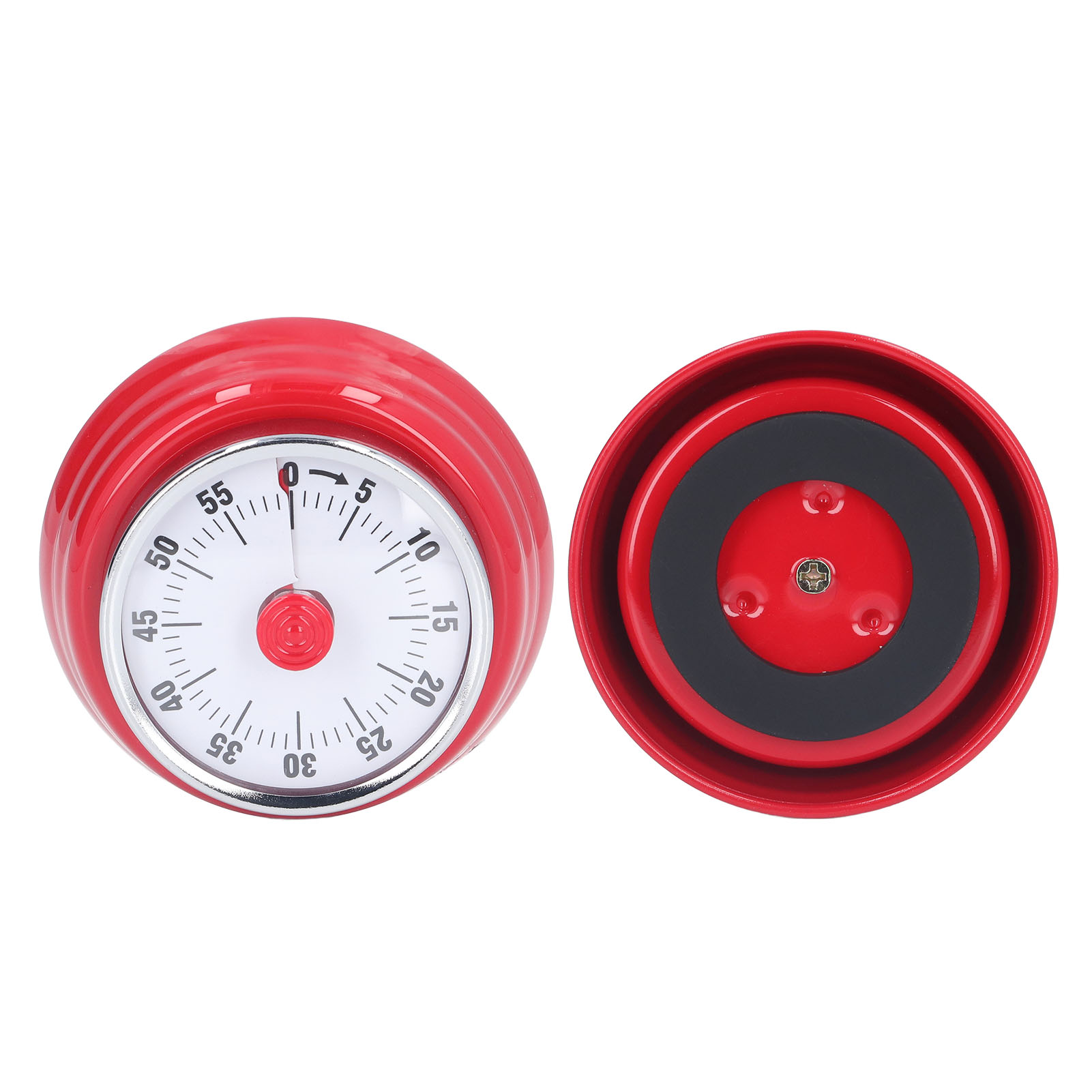 Retro-magnettimer In Rot, 70 Db, Praktischer Küchenwecker Für Zuhause, Einfach Zu Bedienender Magnettimer