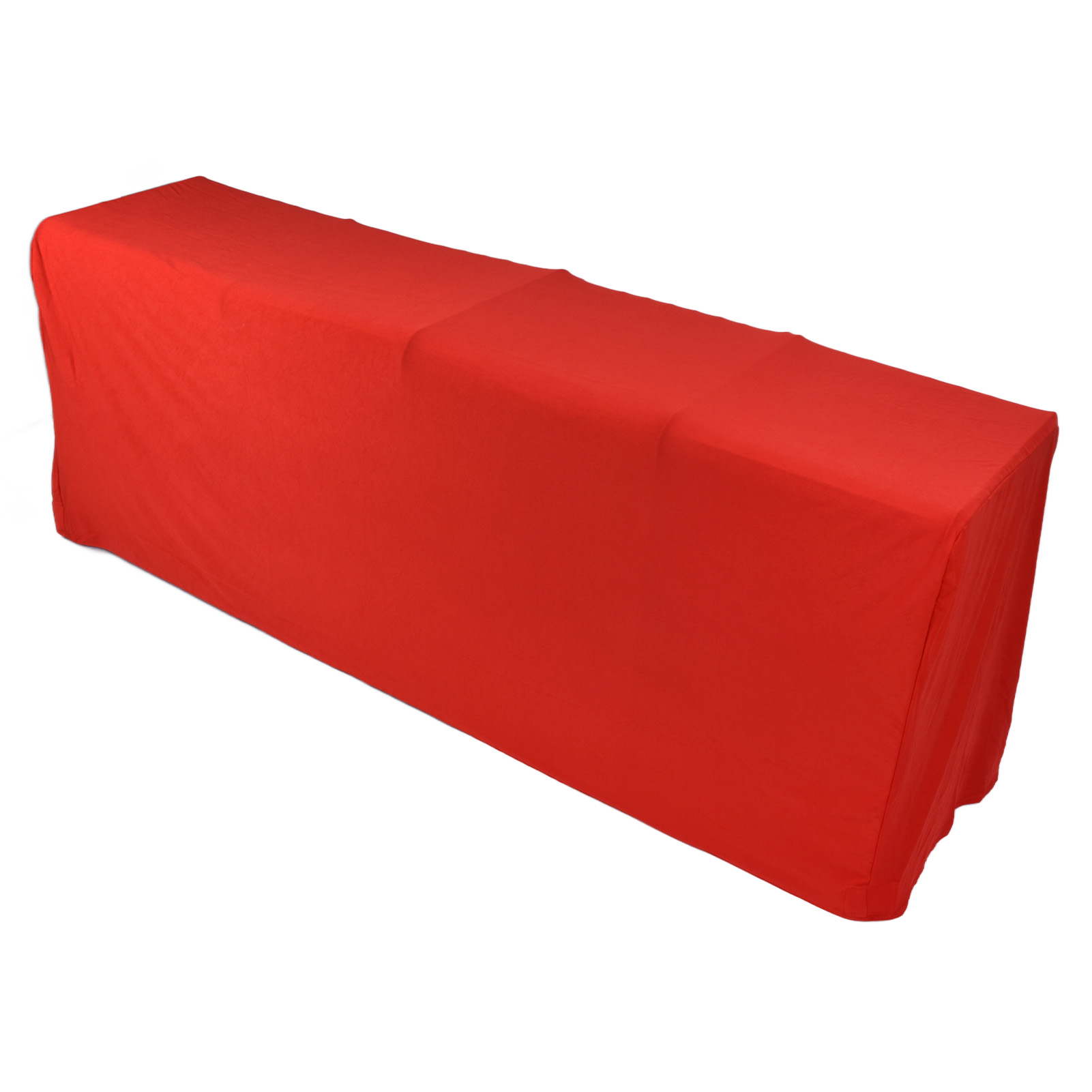 Rote Stretch-tischdecke Für Hochzeiten, Bankette Und Partys, Universalgröße 4 Fuß (122 X 76 X 76 Cm)
