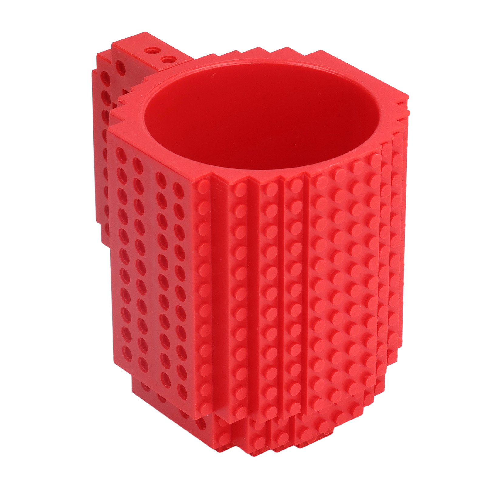 Diy-bausatzbecher, Modularer Becher Mit Farbigen Bausteinen (farbe Und Stil Zufällig), Rot, Kreatives Bauset