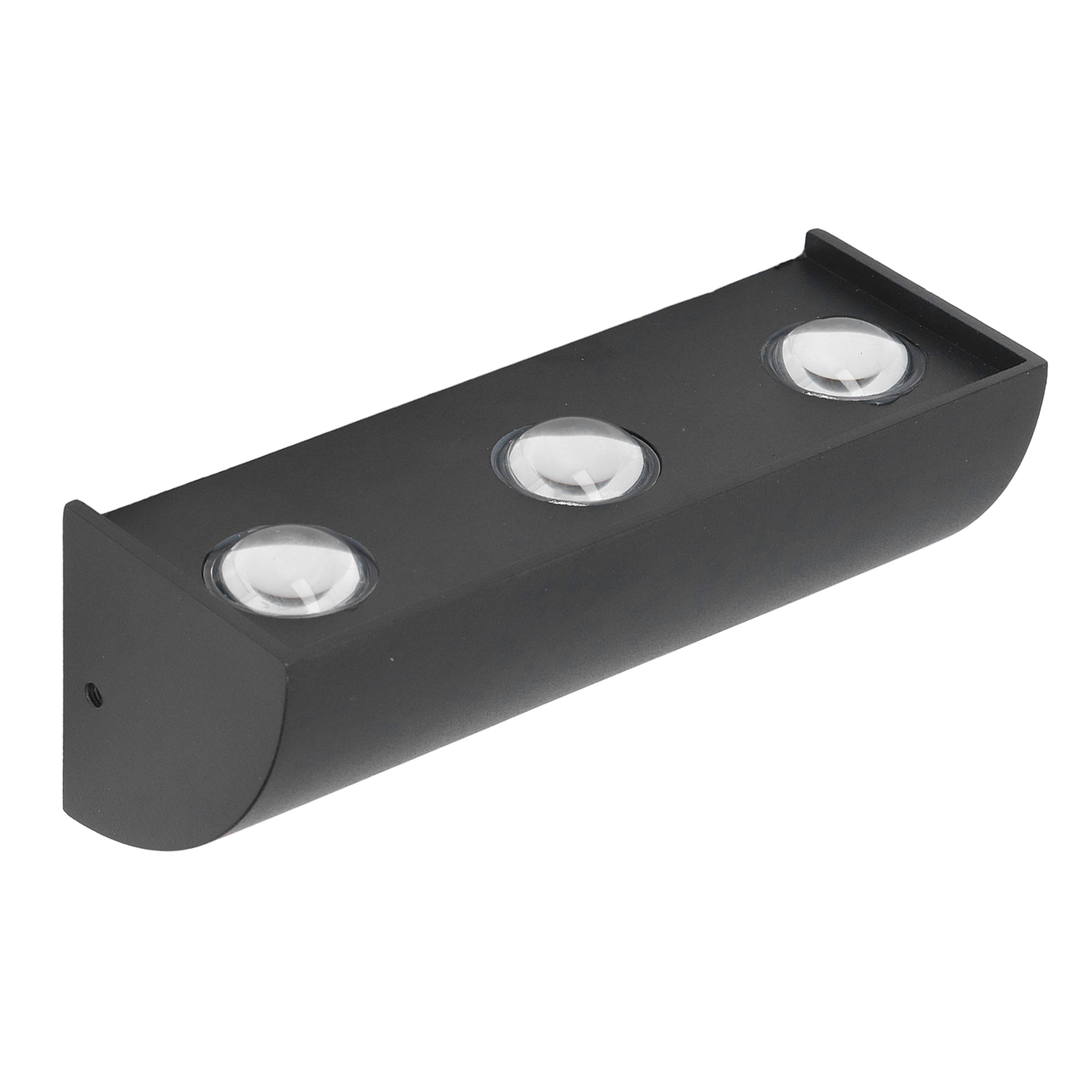 Moderne Aluminium-außenwandleuchte, Flurleuchte Für Wohnzimmer, Schlafzimmer, Bar, Ktv, 3 Led 3w Wasserdicht Ip65, Warmschwarzer Gartenfassadenstrahler Ac85-265v.