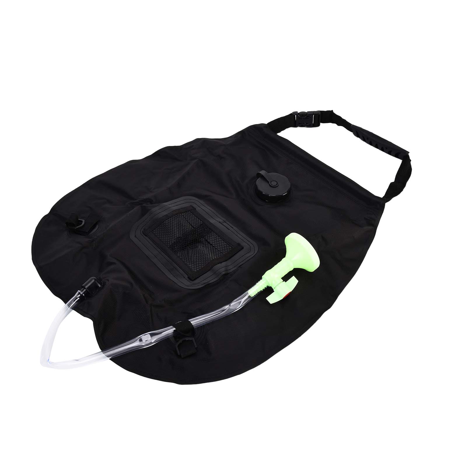 20-liter-solarduschtasche In Schwarz Für Camping, Tragbarer Warmwasserspeicherbeutel Für Die Dusche