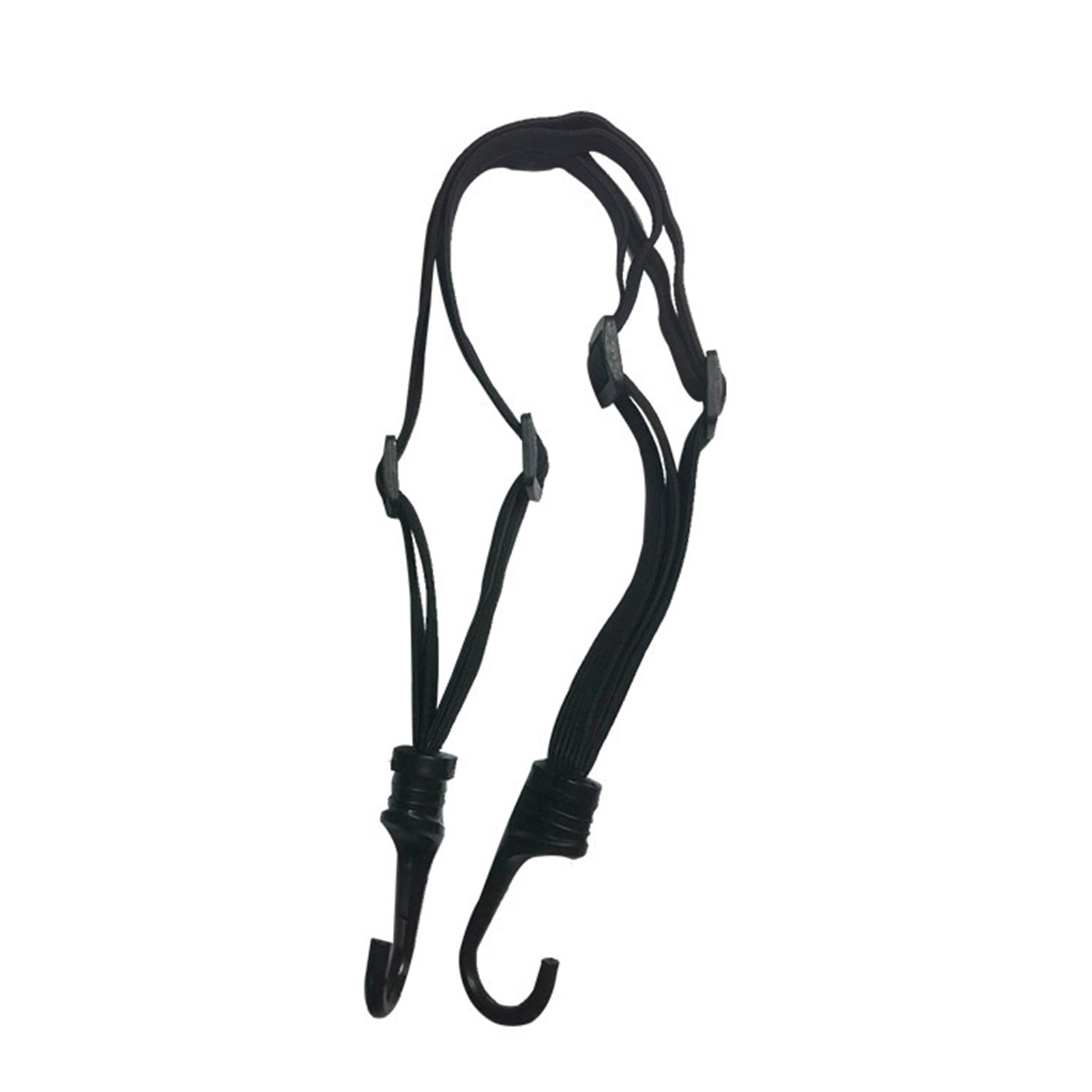 2-teiliges Motorrad-netz-aufbewahrungsset Für Helme, Universelle Befestigung, Schwarz – 2er-pack