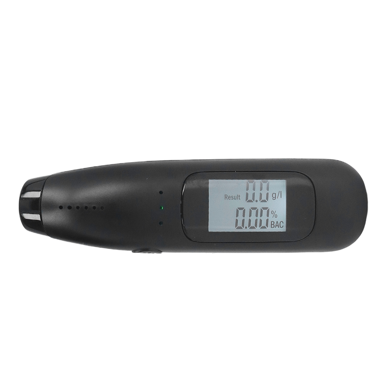 Wiederaufladbares Atemalkoholmessgerät 06, Professionelles Durchblas-alkoholtester, Hohe Genauigkeit, Tragbar, Eingebauter Akku, Japanisches Schwarz.