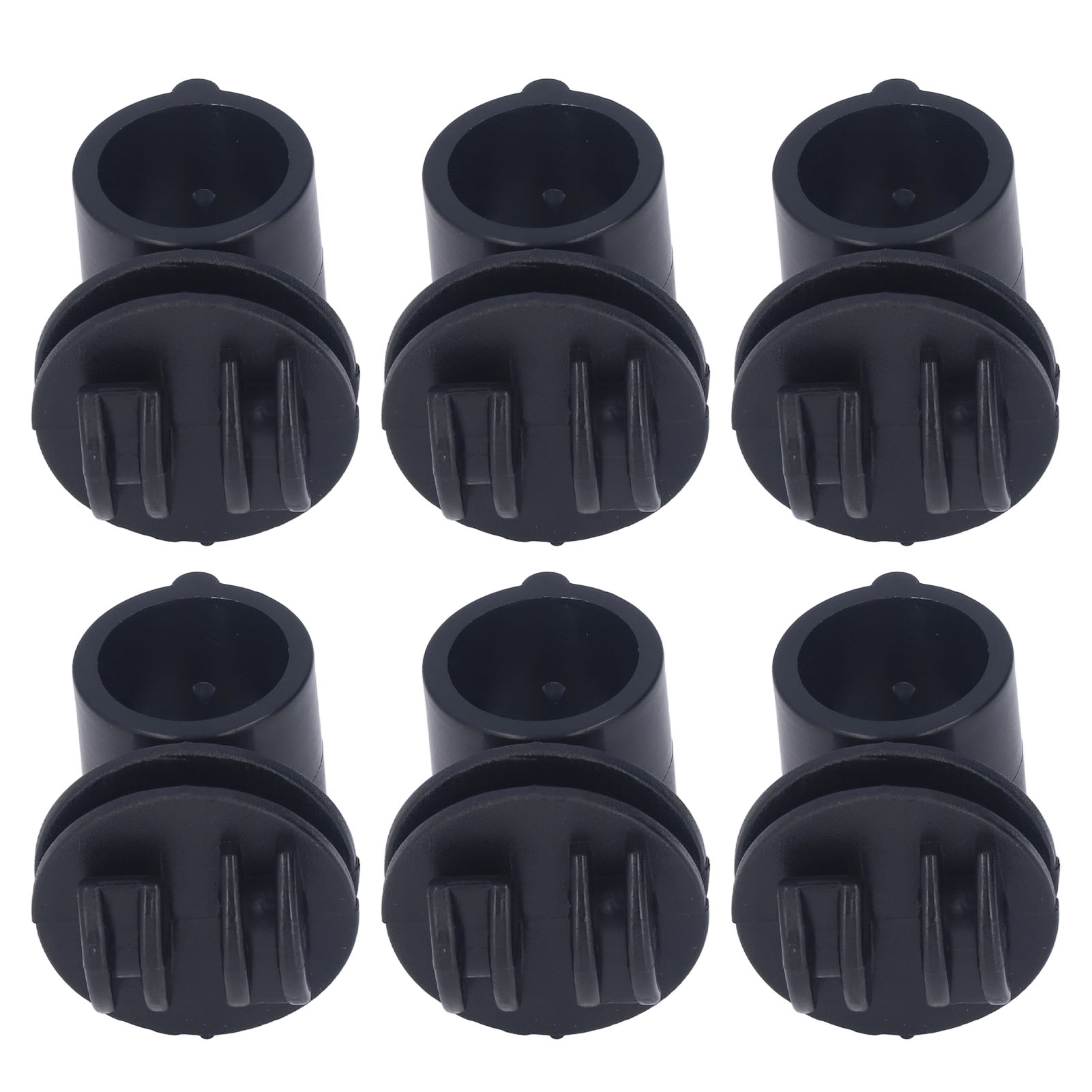 Packung Mit 50 Schwarzen 2,1 Cm Isolatoren Für Impuls-elektrozaunpfosten