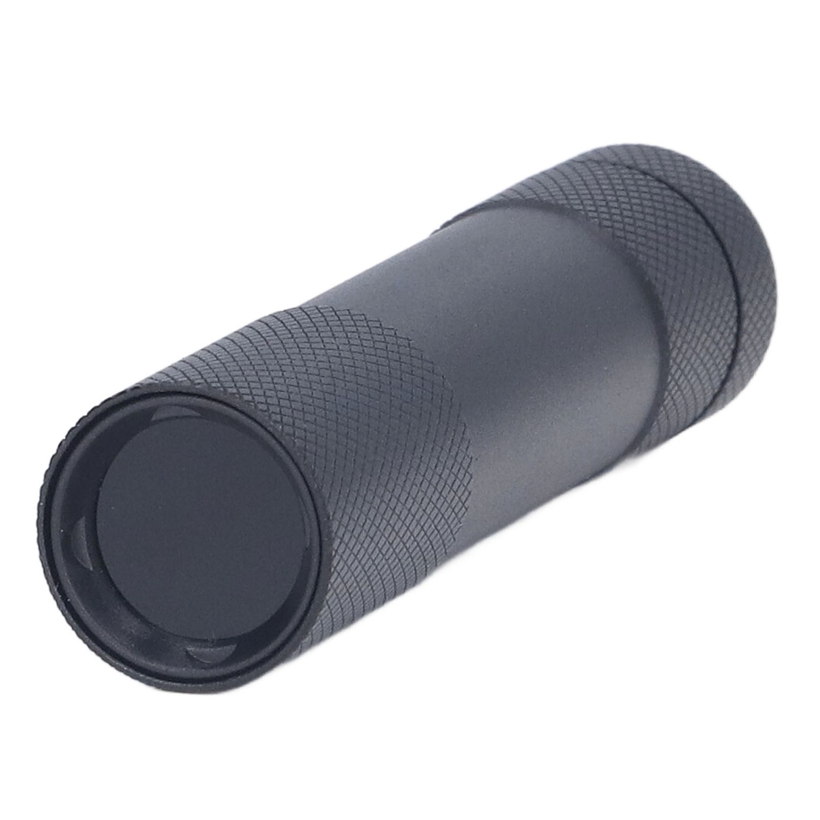 Schwarze 365nm Uv-taschenlampe, Tragbare Taschenlampe, Violettes Licht Zur Erkennung Von Tiermotten (batterielos, Schwarzes Spiegelmodell, Nackte Lampe)