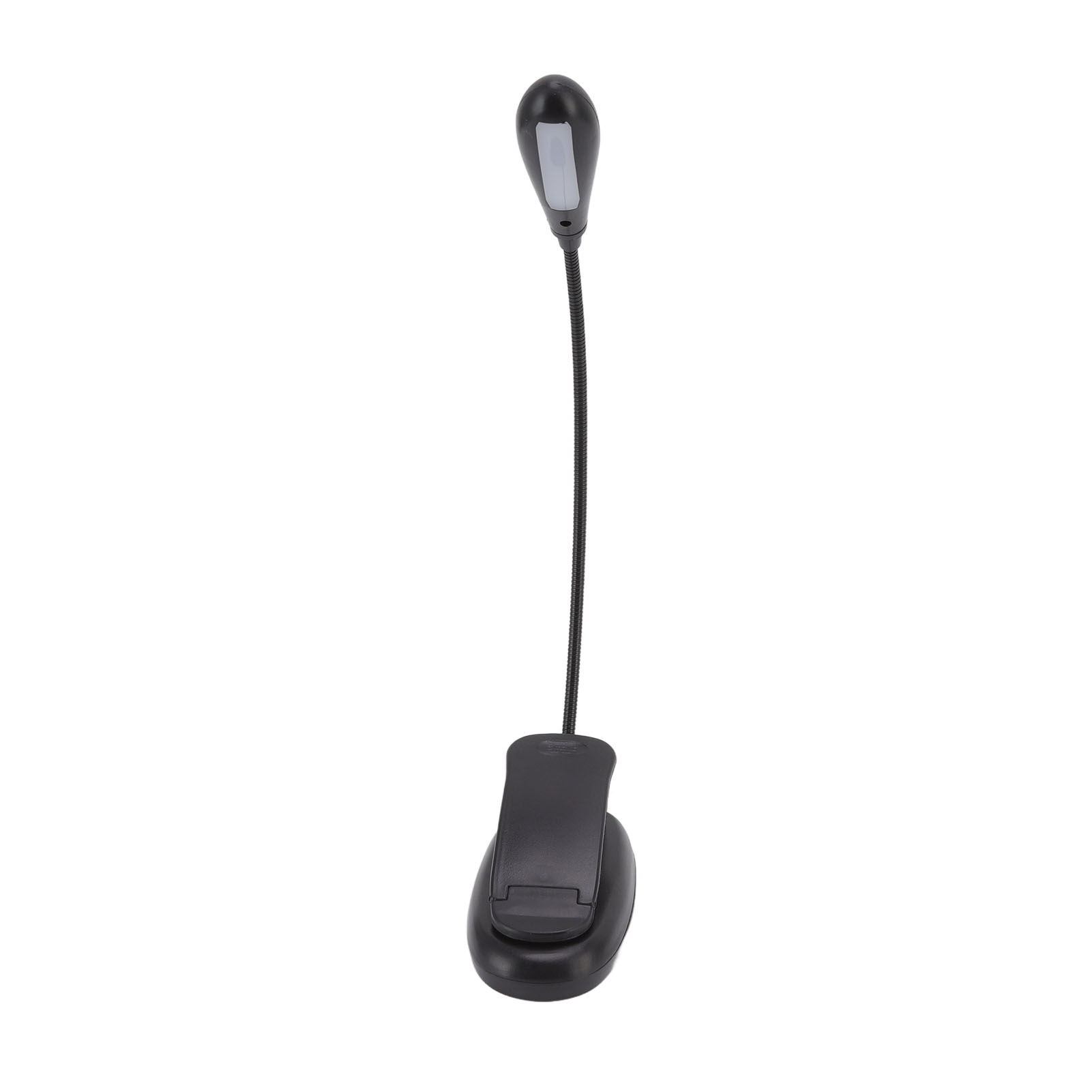Wiederaufladbare Led-stehlampe Mit Klemme, Per Usb Aufladbar, Zum Lesen, Klavierspielen, Für Studentenwohnheime, Weißes Licht, Modell 906, 5 Leuchten, Schwarz, Mit Eingebautem Akku