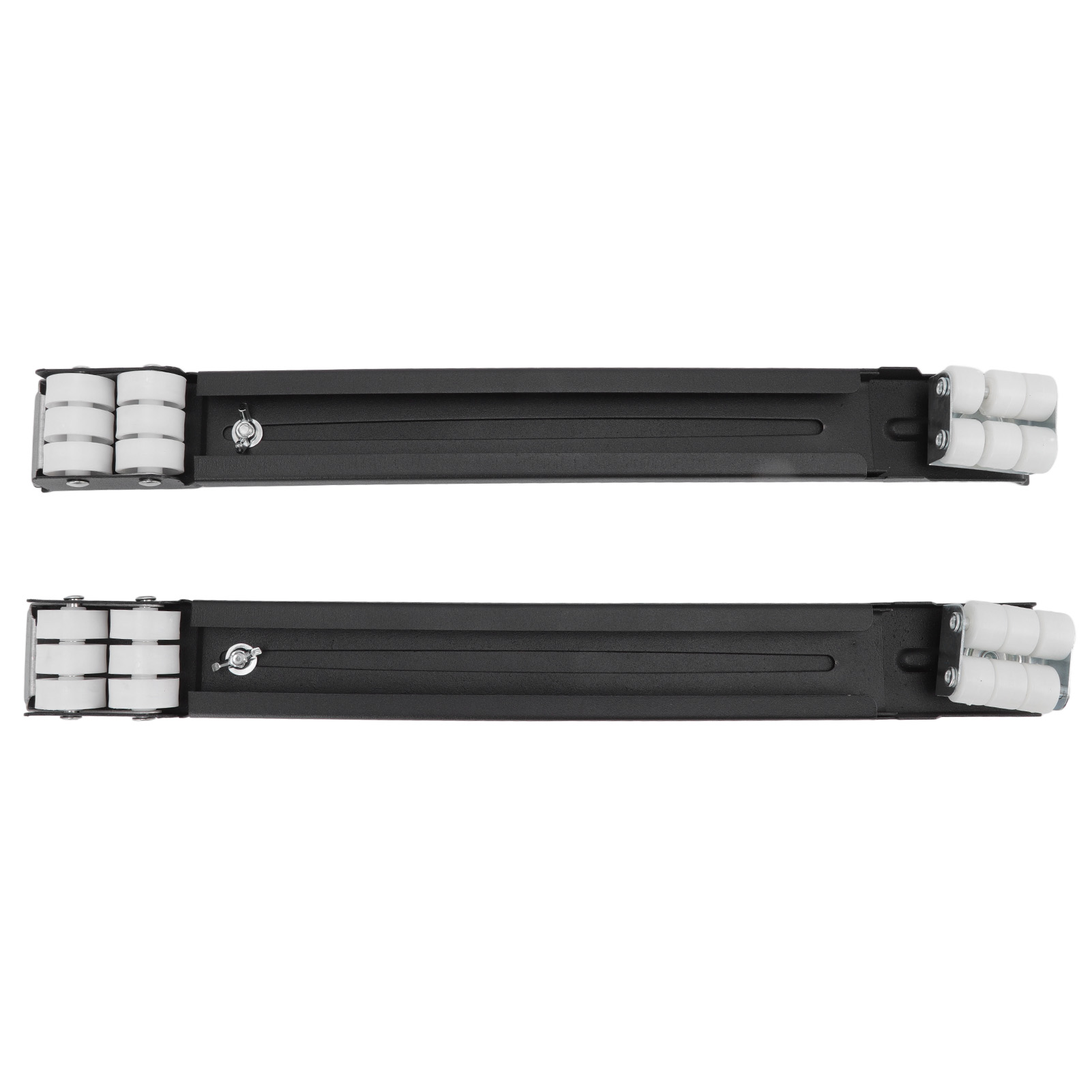 Universeller Rollbarer Geräteträger, 300 Kg, Ausziehbar, Multidirektionale Rollenbasis, Für Kühlschrank, Waschmaschine, Klimaanlage, Wäschetrockner, Geschirrspüler (paar, Schwarz).