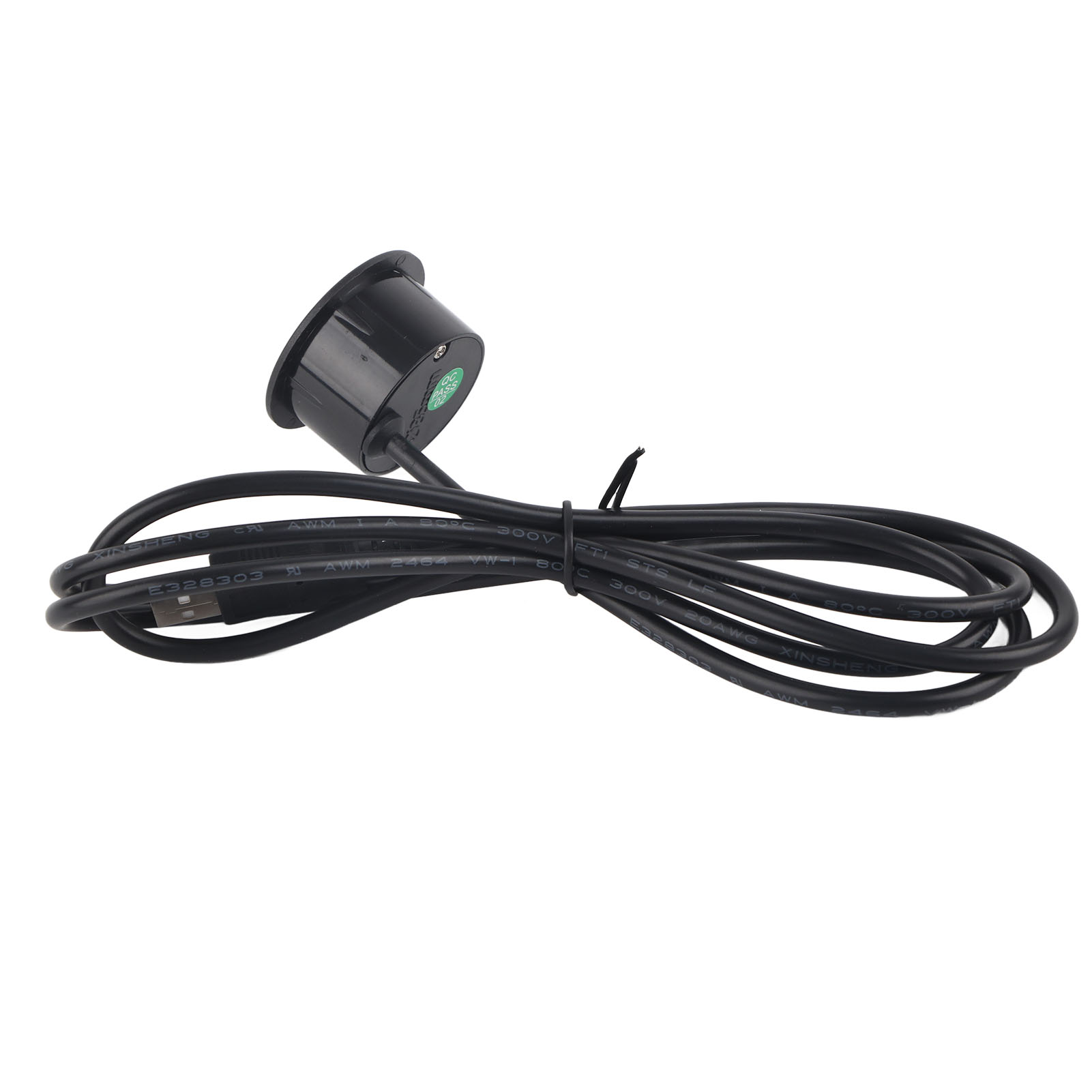 Versenkbare Usb-ladebuchse Für Sofa, Möbel Oder Schreibtisch – Doppel-usb-anschluss Mit 1,5 M Kabel, Schwarz.