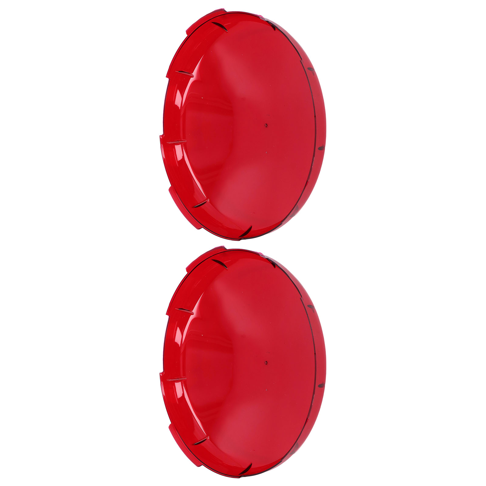 2 Stück Amerilite 19cm Rote Transparente Poollicht-linsenabdeckung, Ersatzzubehör Für Poolprojektor (rot, Blasengeschützt)