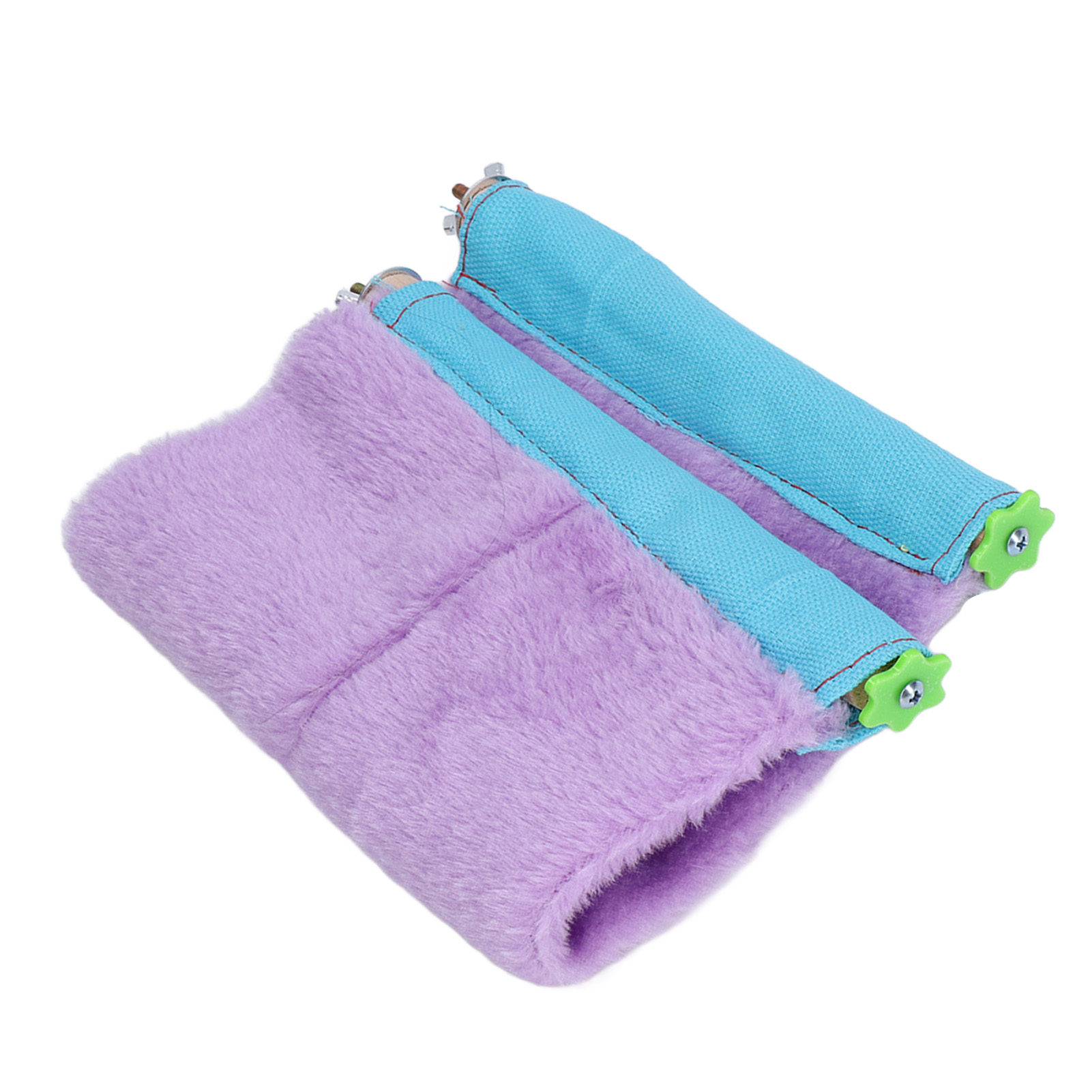 Große, Gemütliche Hängematte Für Chinchilla, Eichhörnchen, Gleithörnchen, Papagei – Plüschiges Hängenest, Warm Und Flauschig, Größe Xl, Lila.