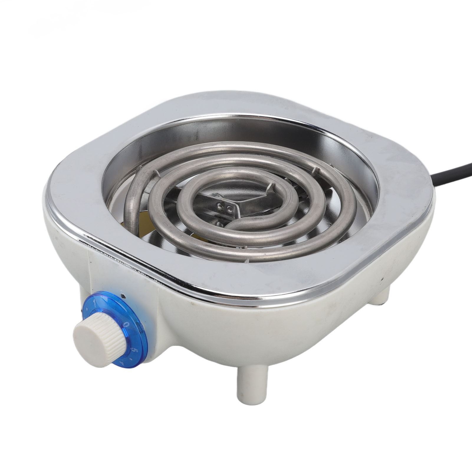 Elektrischer Heizkörper Mit Heizrohr Und Gusseiserner Schale, Ideal Für Tee Und Kaffee, Europäischer Stecker 220-240v (yq101 Weiß, Heizrohr, Eu-stecker)