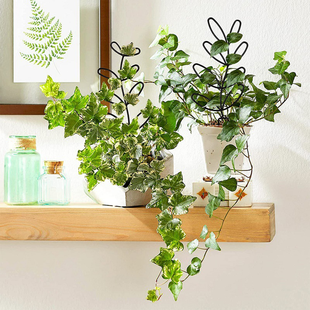 Rankhilfe Für Kletterpflanzen, Gartenspalier, Blumentopfstütze, Weiß, 11,5 X 31,5 Cm
