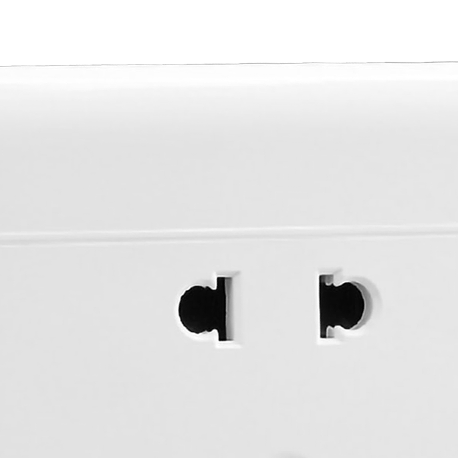 Ultraflacher, Aufputzmontierter Iec-schalter Und -steckdose, Hausanschlussdose, 1 Schaltersteckdose + 5 Löcher, Einzelbedienung, Weiß.