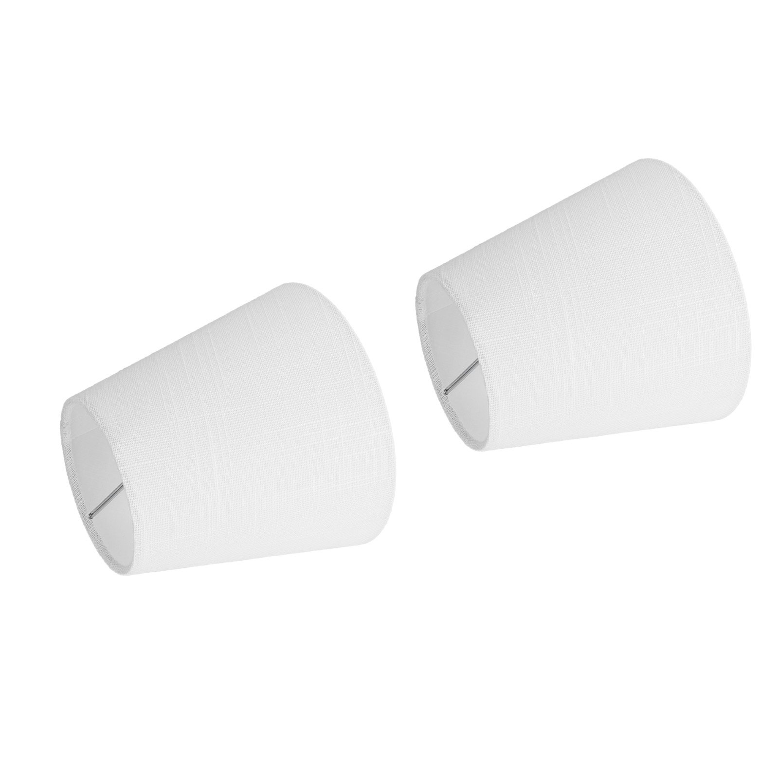 Weißer Stofflampenschirm, Moderner Und Minimalistischer Stil, Für Klemmfassung, Stehlampe, Tischlampe, Pendelleuchte, Wandleuchte (6er-set, Weißes Netzgewebe A5)