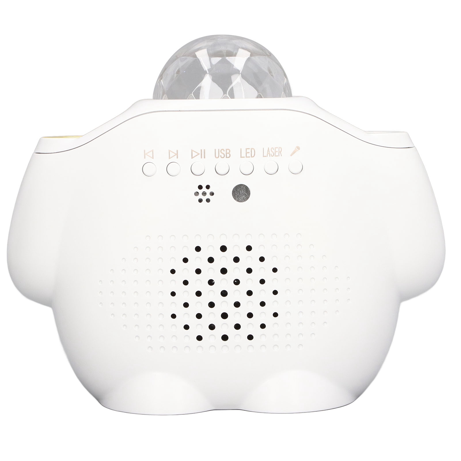 Rgb Bluetooth-sternenprojektorlampe, Nebel- Und Welleneffekt, Fernbedienung (batterie Nicht Enthalten), Weiß.
