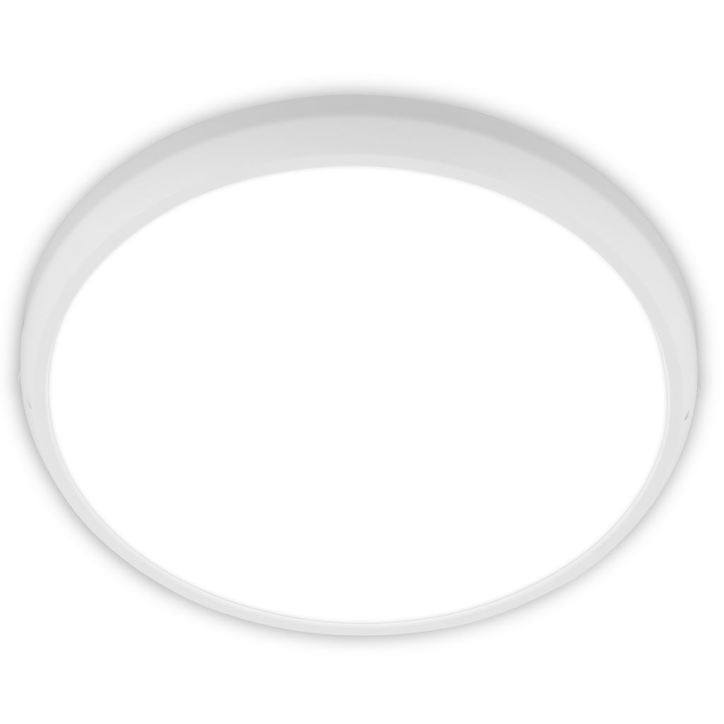 Briloner Led Deckenlampe Ip44 Ø37,5x4 Cm 24w 2900lm 4000k Neutralweiß Spritzwasserschutz Weiß - Deckenleuchte Badezimmer Wohnzimmerlampe Küchenlampe