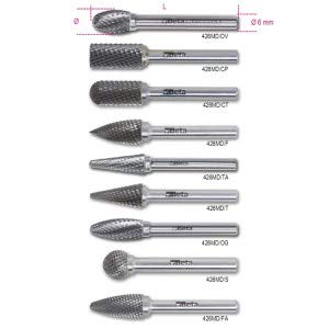 Beta Pilnik / Frez Obrotowy Stożkowy 9.5 X 16mm Trzpień 6mm 426md/t9.5