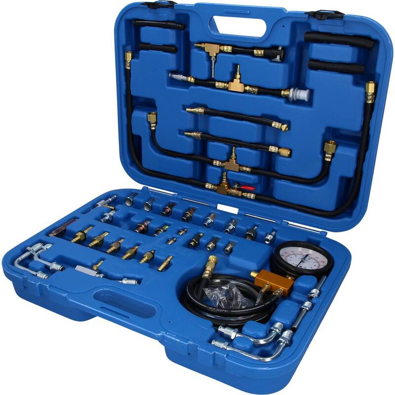 [gebraucht] B-ware Brilliant Tools Prüfgerät Einspritzsystem Benzindruckset 0 - 10 Bar 44 Teilig