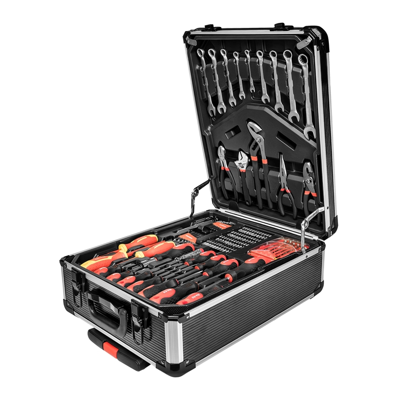 Brüder Mannesmann Werkzeugtrolley M29098 969-tlg. Teleskopgriff Grundausstattung