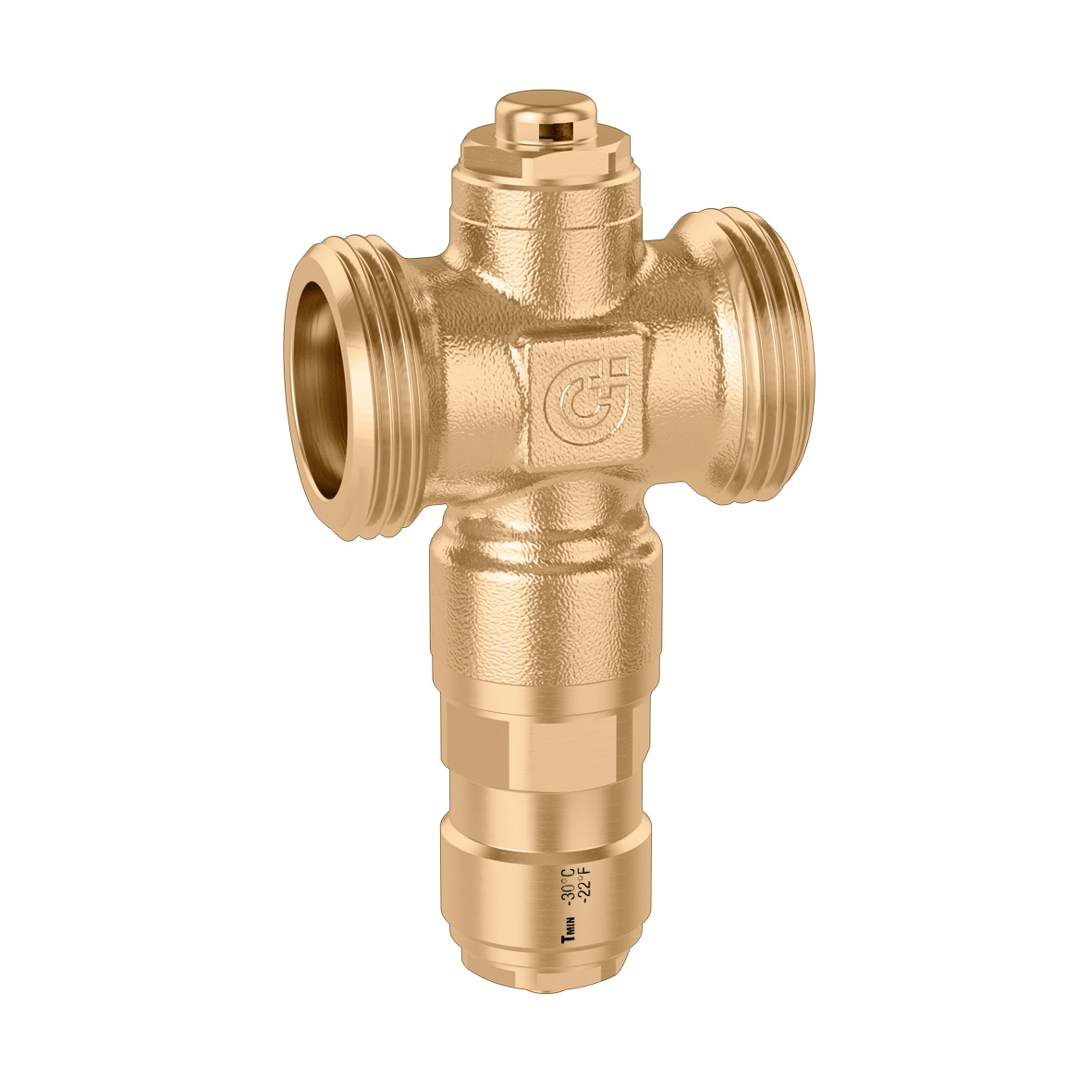 Frostschutzventil Mit Messinggehäuse, Anschluss 1 1/4 "m Caleffi 108702 Messing