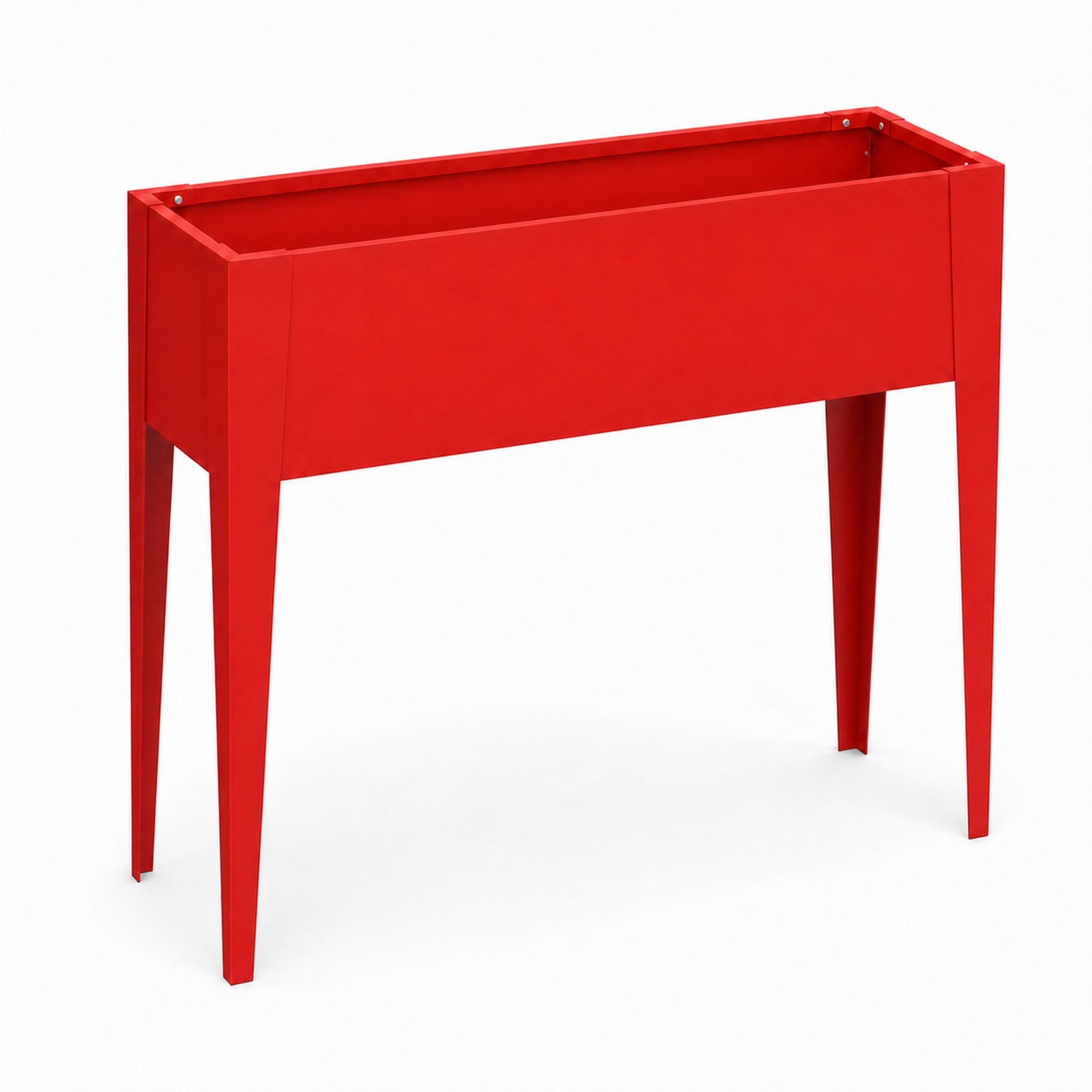 Hochbeet Timo Metall-hochbeet Mit Standfüßen Rot