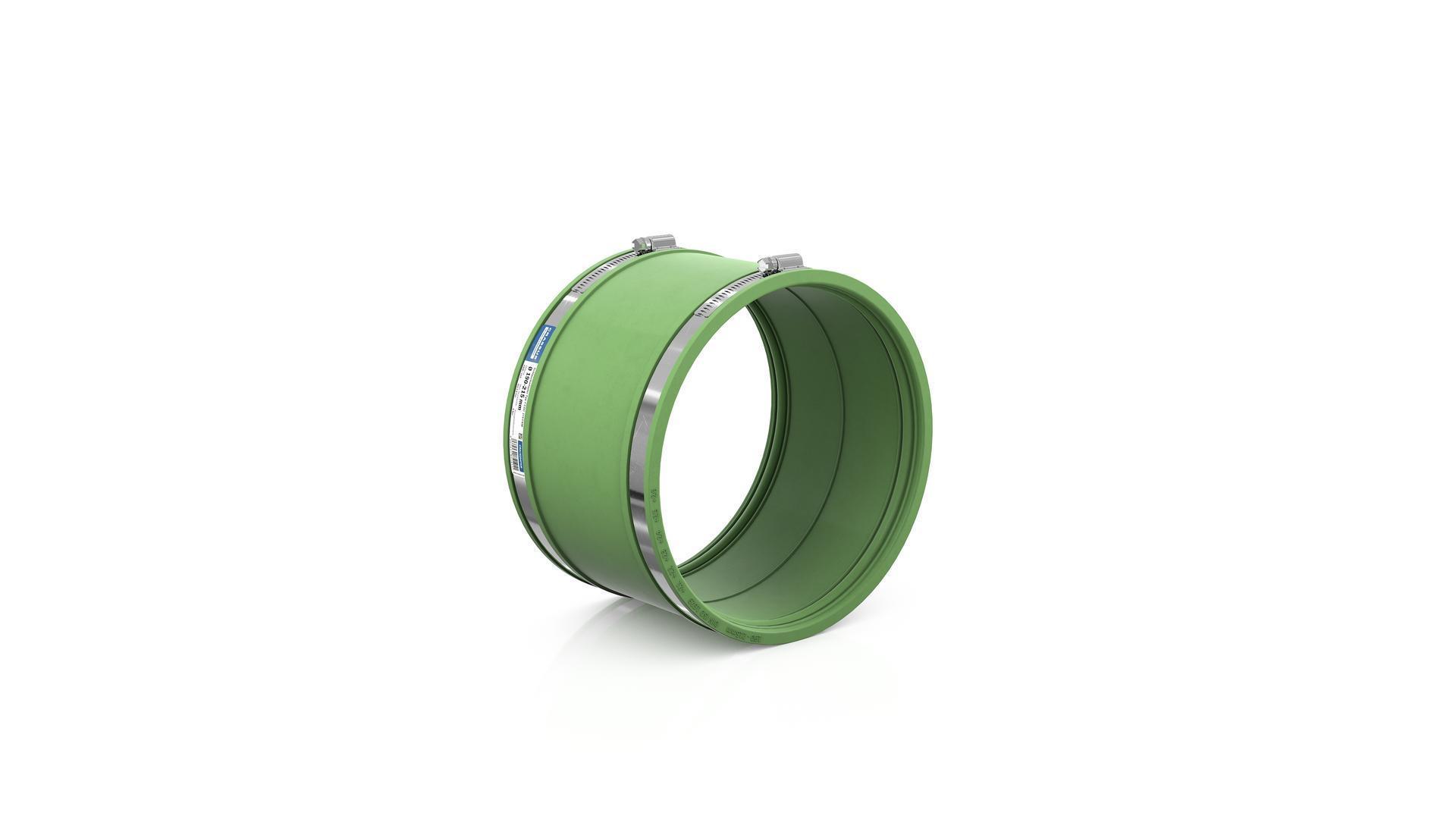 Crassus Schlauchadapter Cdc 215fkm Typ 1 190-215mm, Bis 0,6 Bar, Fkm / V2a