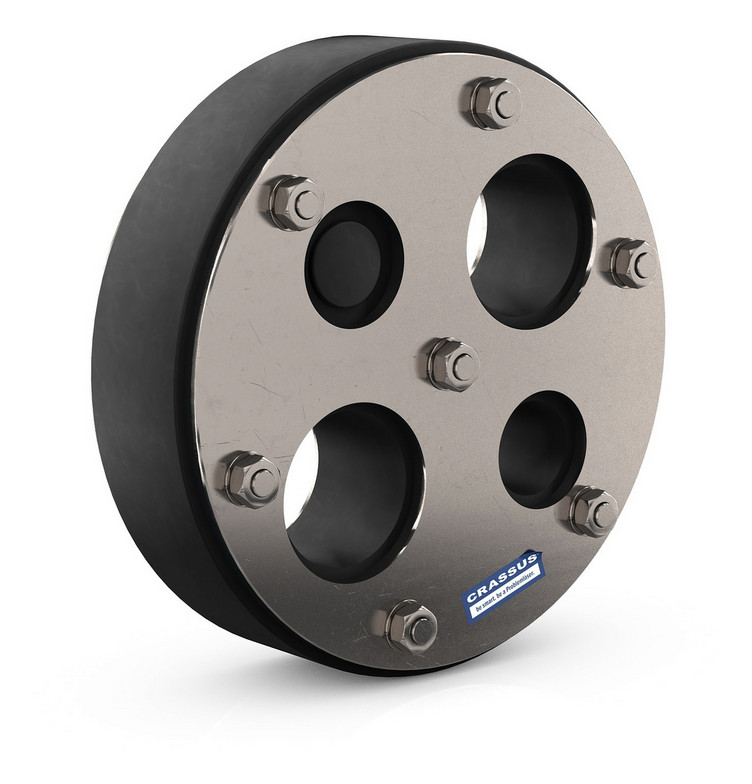 Cr Pressd. Typ M,dn150,2x0-32mm+2x0-50mm Bis 2,5 Bar, Dichtung: 30mm, Epdm / V4a
